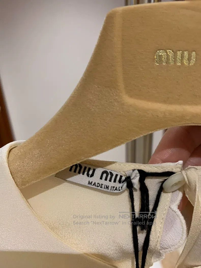 Miu Miu Miu Miu 38 shirt Size M / US 6-8 / IT 42-44 - 3 Thumbnail