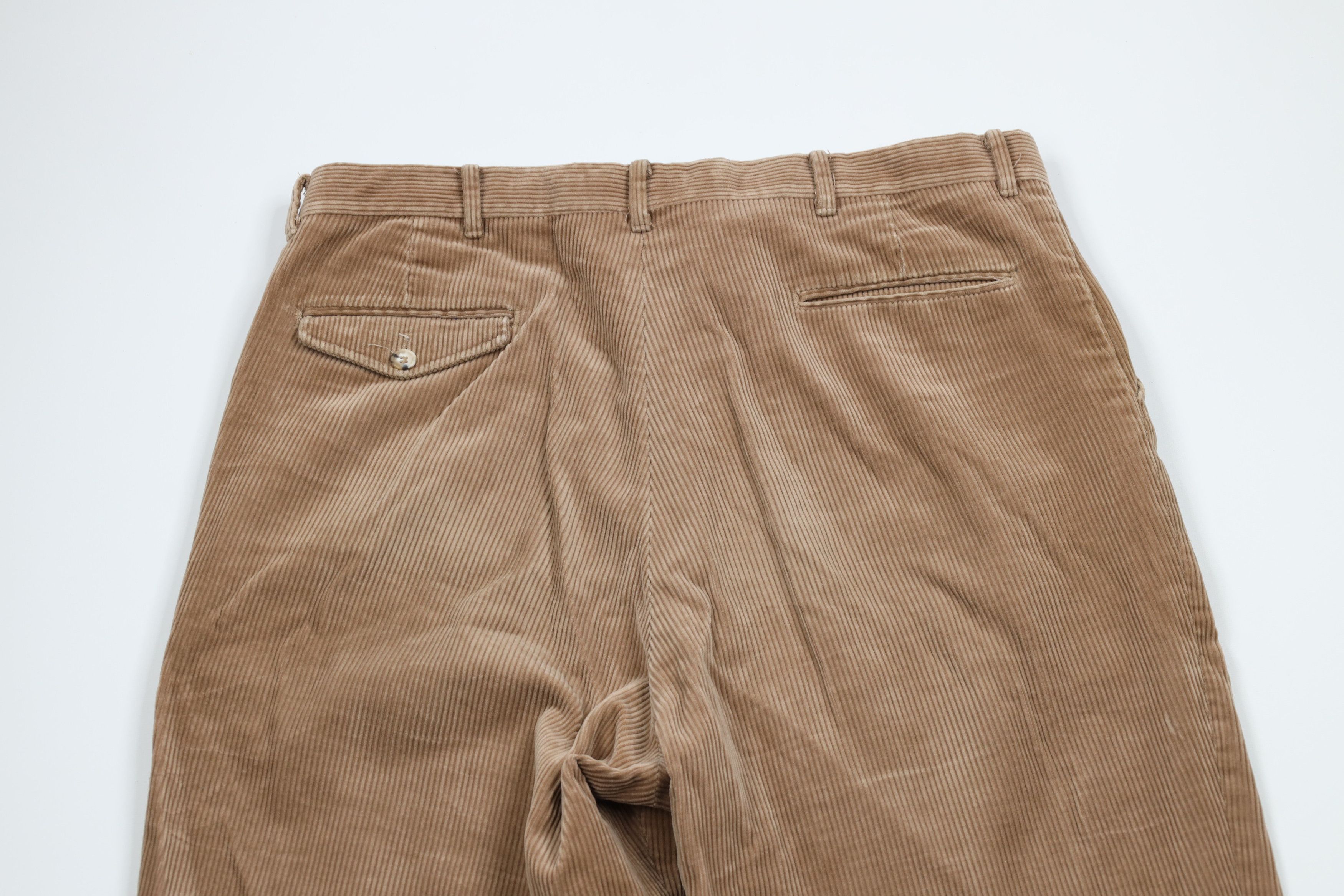Vintage Vintage 90s Streetwear Flared Wide Leg Corduroy Chino Pants Size US 38 / EU 54 - 12 Thumbnail