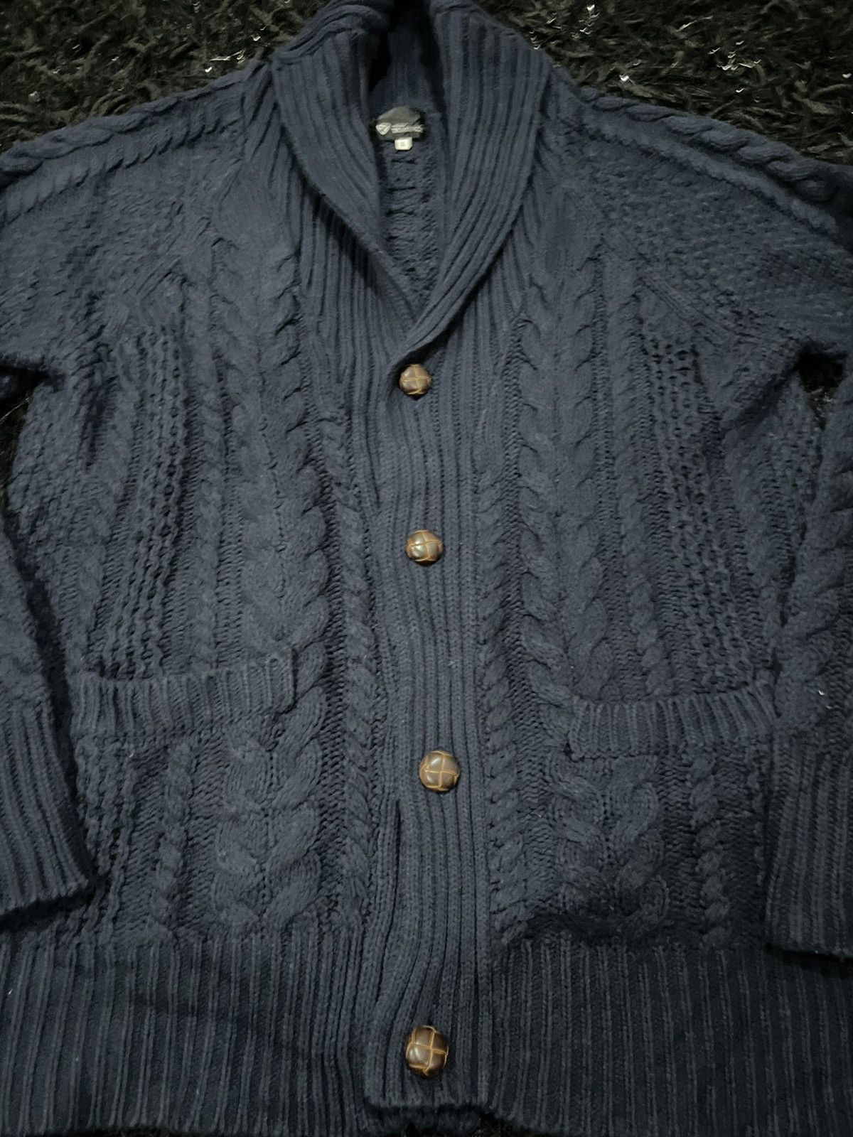 Takeo Kikuchi Japan Designer Takeo Kikuchi Cable Knitwear Cardigan winter Size US L / EU 52-54 / 3 - 9 Thumbnail