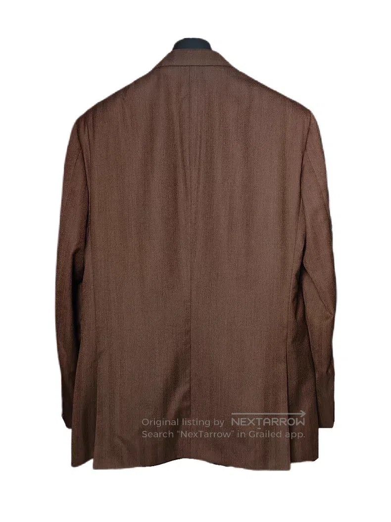 Brioni Brioni Pure cashmere handmade single-breasted suit Size US XL / EU 56 / 4 - 2 Thumbnail