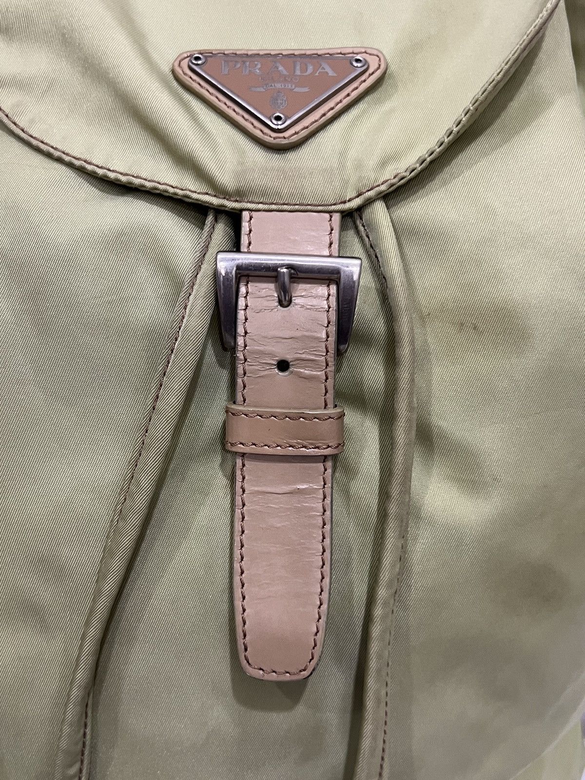 Prada Vintage prada backpack cream nylone Size ONE SIZE - 8 Thumbnail