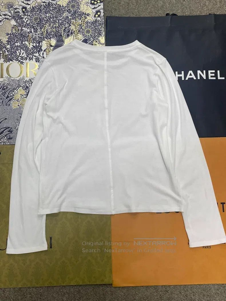 The Row The Row White Long Sleeve Top Size XS / US 0-2 / IT 36-38 - 2 Thumbnail