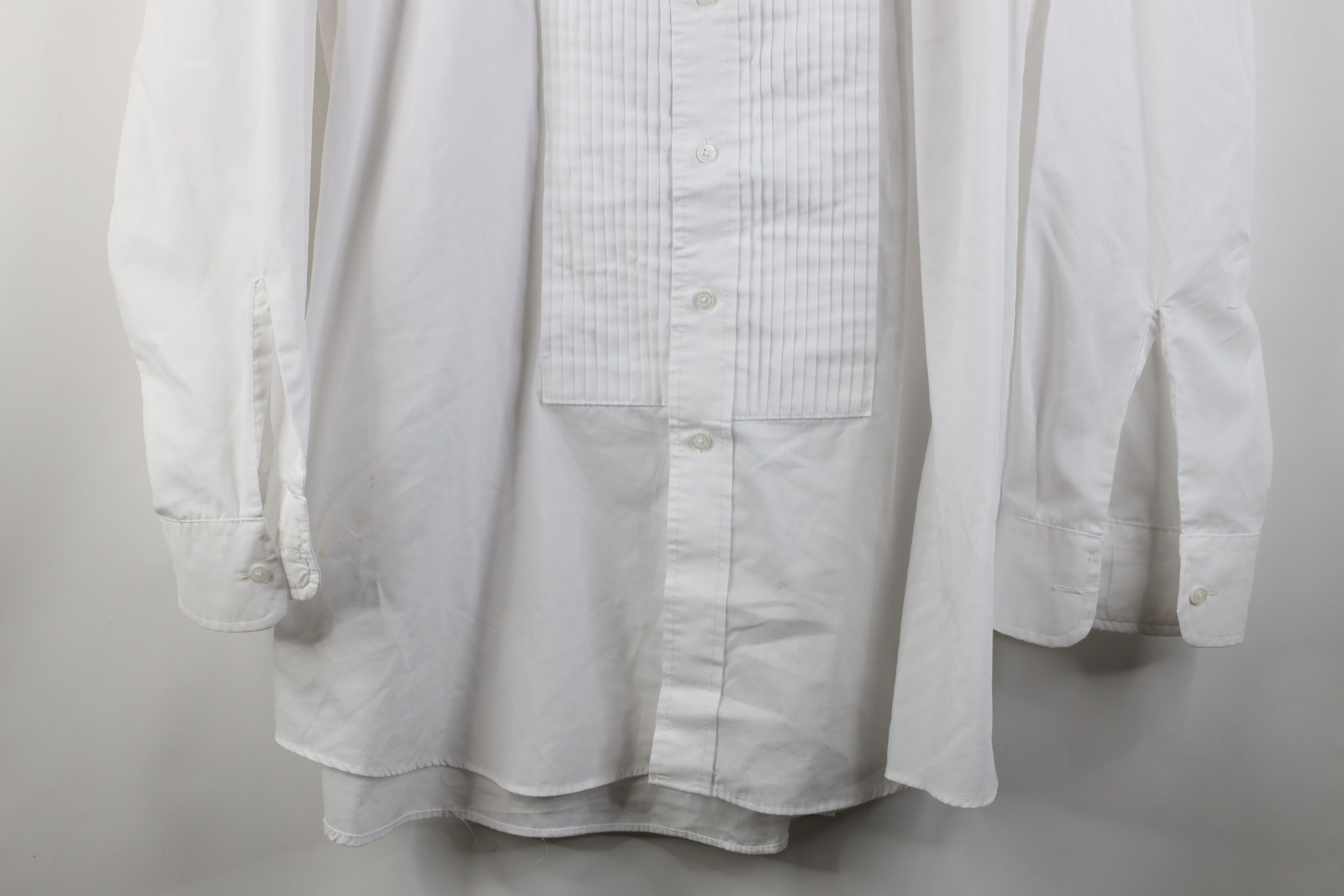 Vintage Vintage 90s Streetwear Formal Tuxedo Button Shirt White Size US XXL / EU 58 / 5 - 3 Thumbnail