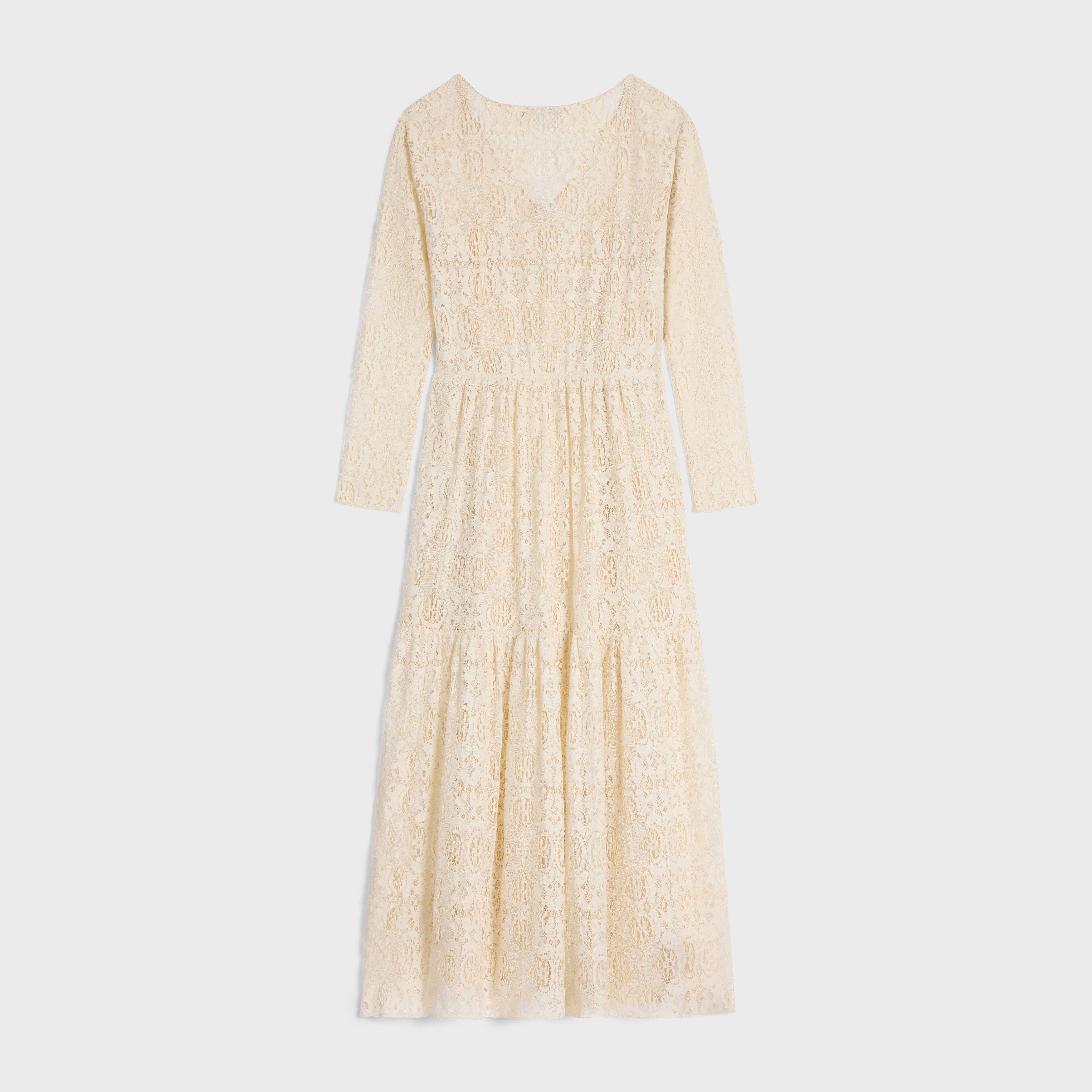 Celine o1w1db10925 2R20M516W Long Dress in Beige Size M / US 6-8 / IT 42-44 - 2 Thumbnail