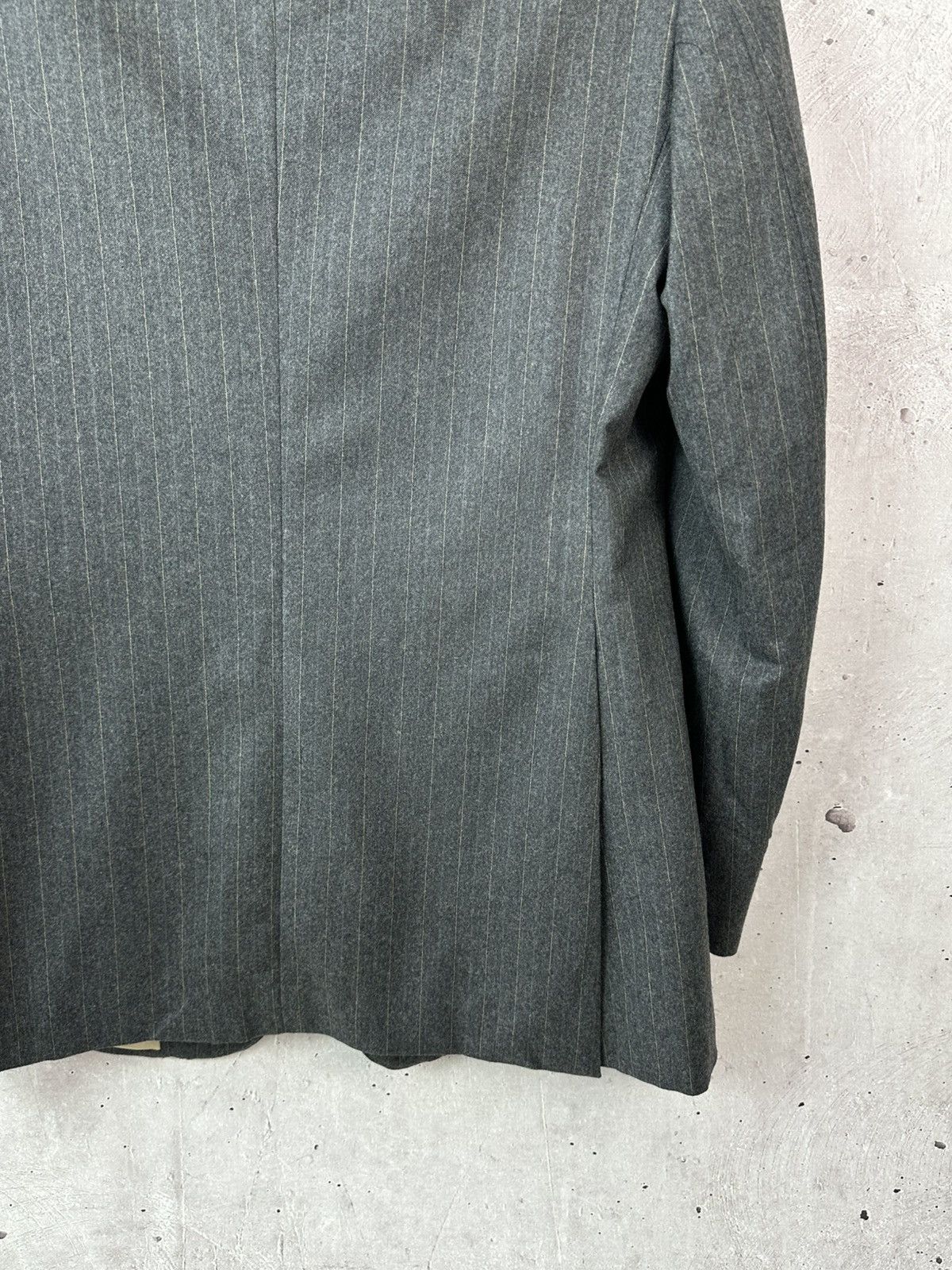 Kilgour Kilgour Wool Grey Stripped Long Sleeve Men’s Button Blazer Size US M / EU 48-50 / 2 - 10 Thumbnail
