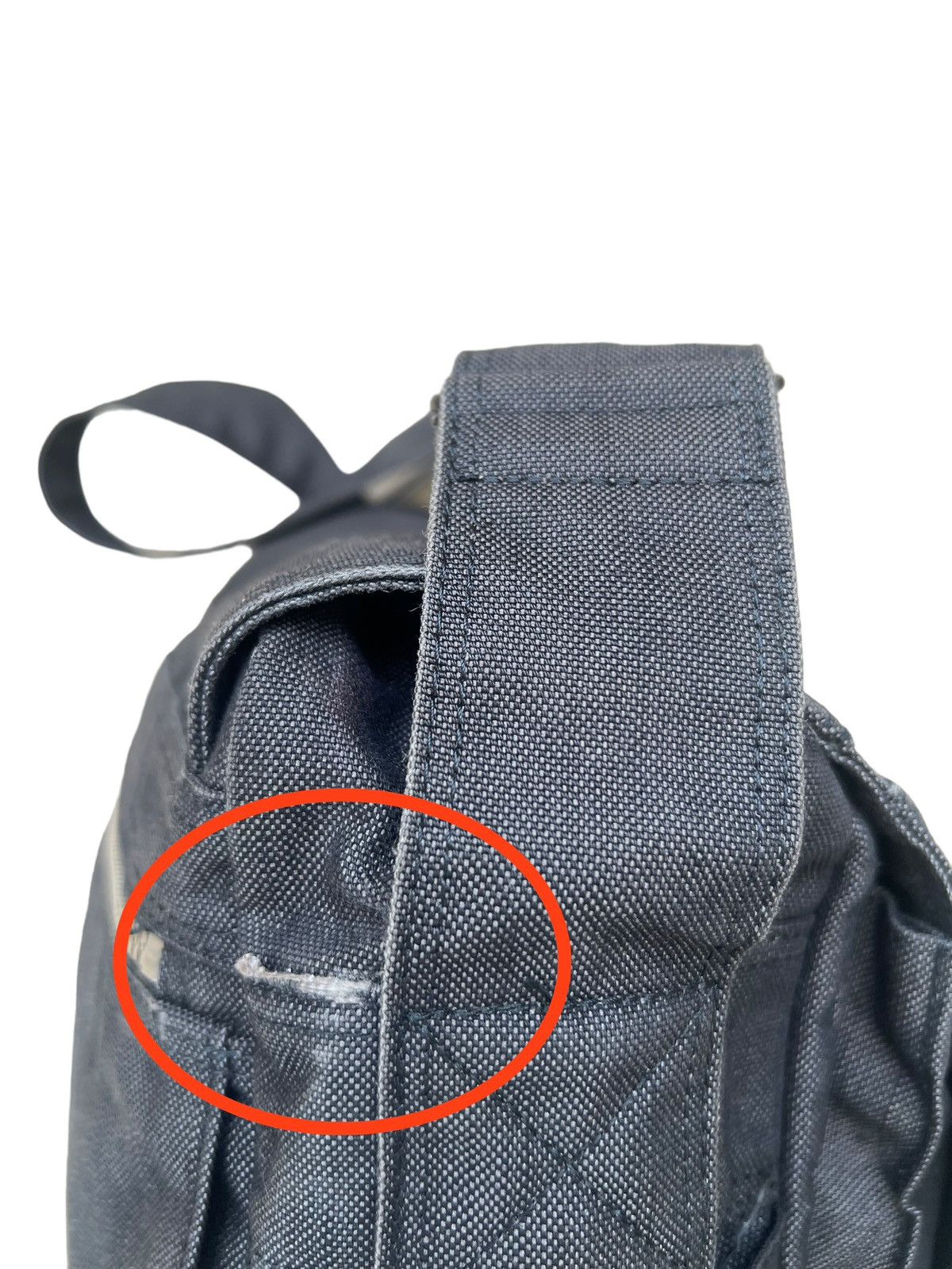 Porter Porter by Yoshida Dark Grey Denim Messenger Bag Size ONE SIZE - 10 Thumbnail