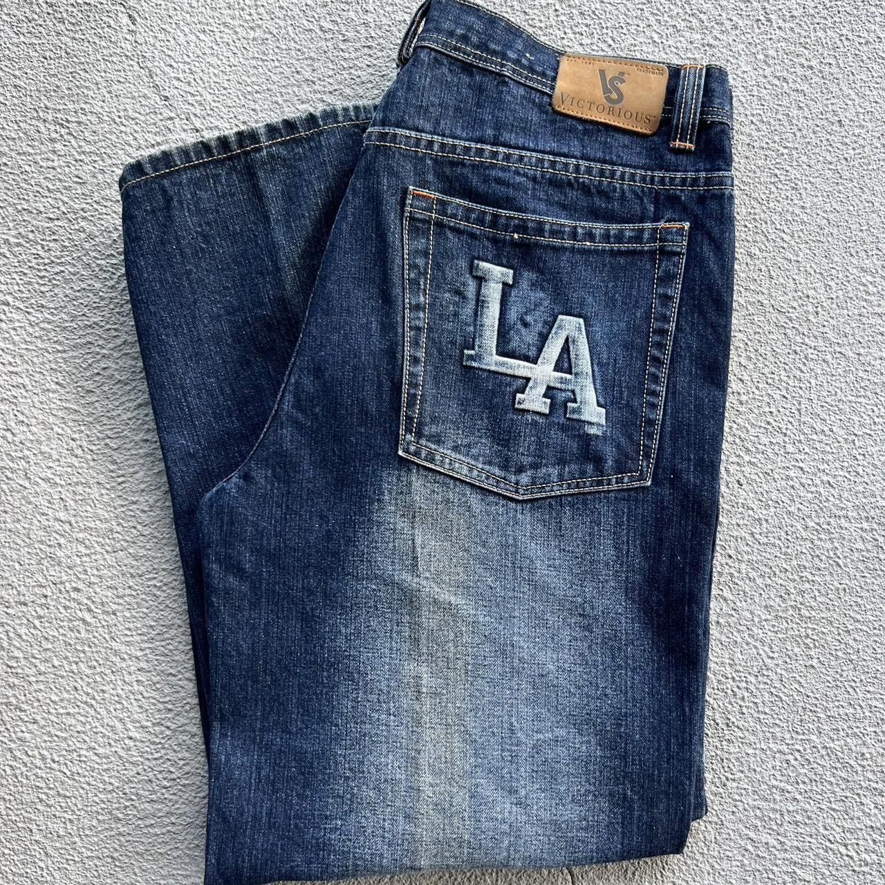 Other Y2K Los Angeles Embossed Jeans Size US 40 / EU 56 - 2 Thumbnail