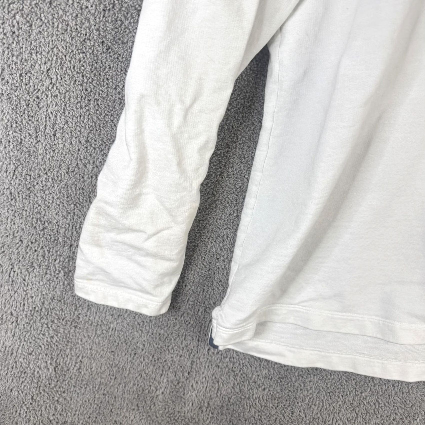 Vintage L.L.Bean Shirt Mens XL White Long Sleeve Henley Logo Cotton Pullover Tee Size US XL / EU 56 / 4 - 2 Thumbnail