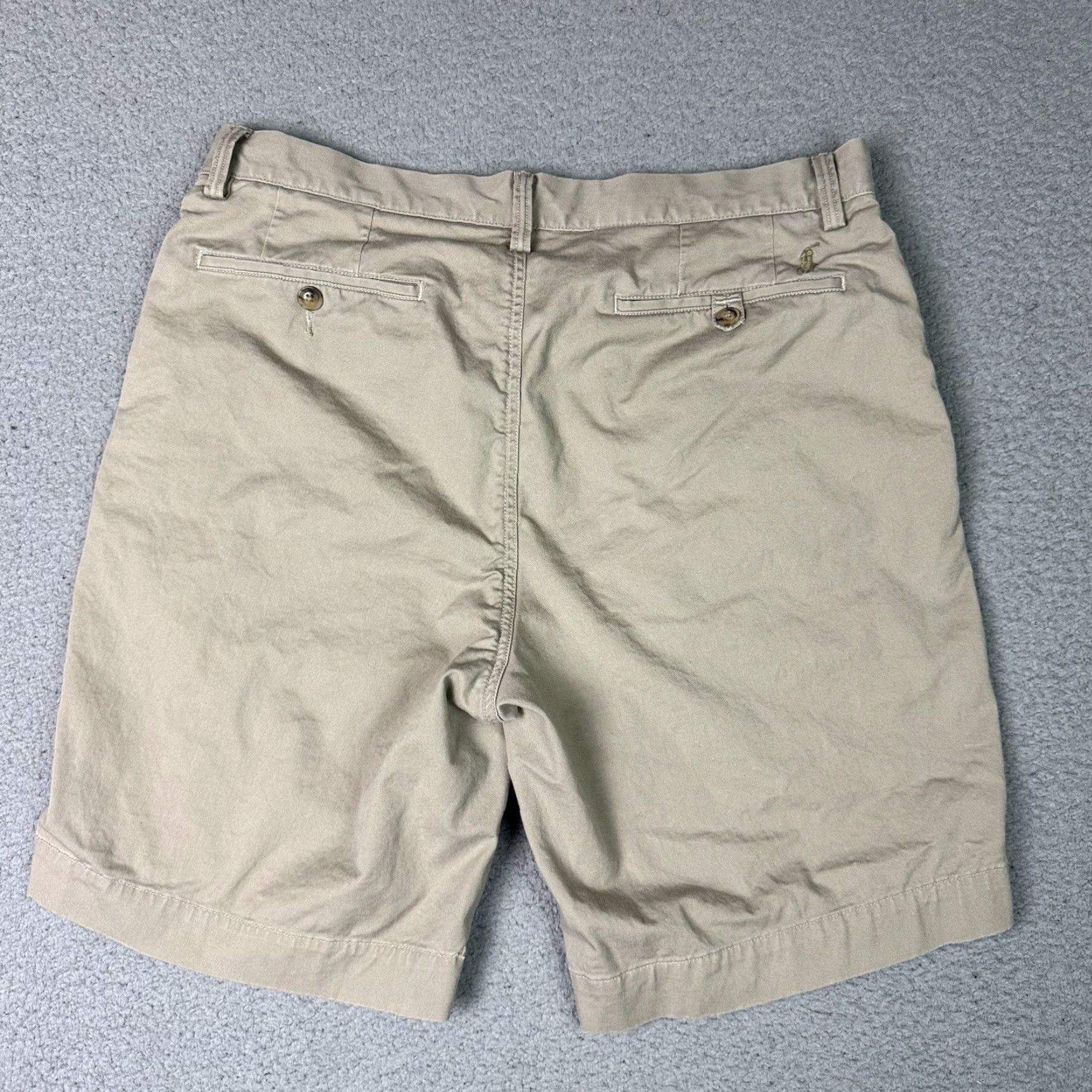 Polo Ralph Lauren Polo Ralph Lauren Chino Shorts Mens 34 Beige Stretch Classic Fit Beach Coastal Size US S / EU 44-46 / 1 - 5 Thumbnail