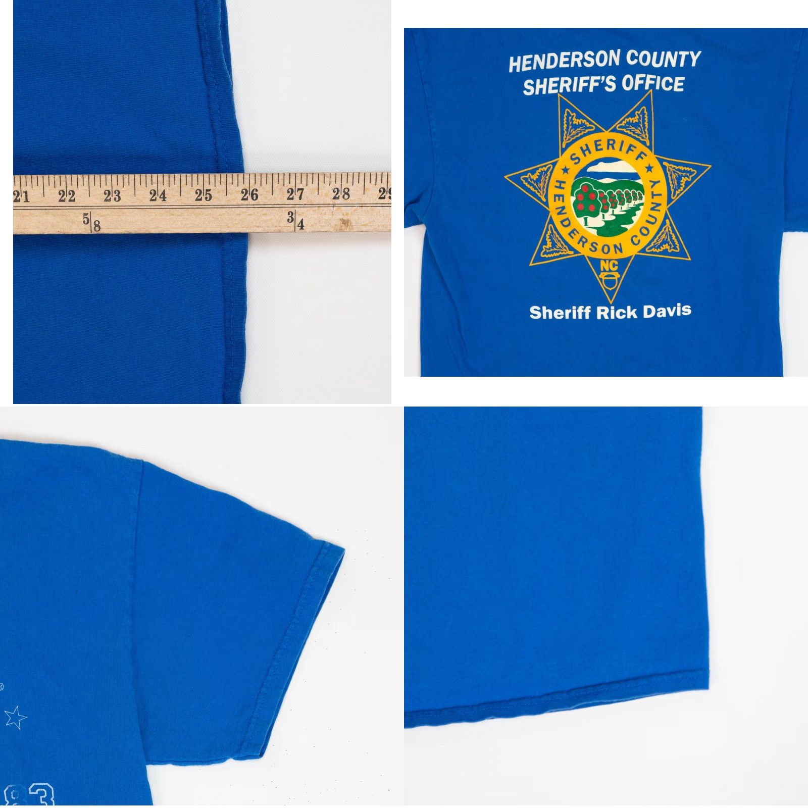 Vintage VINTAGE Dare University 1983 T-Shirt Mens Size Medium Blue North Carolina Logo Graphic Print Crew Neck Short Sleeve Size US M / EU 48-50 / 2 - 8 Thumbnail