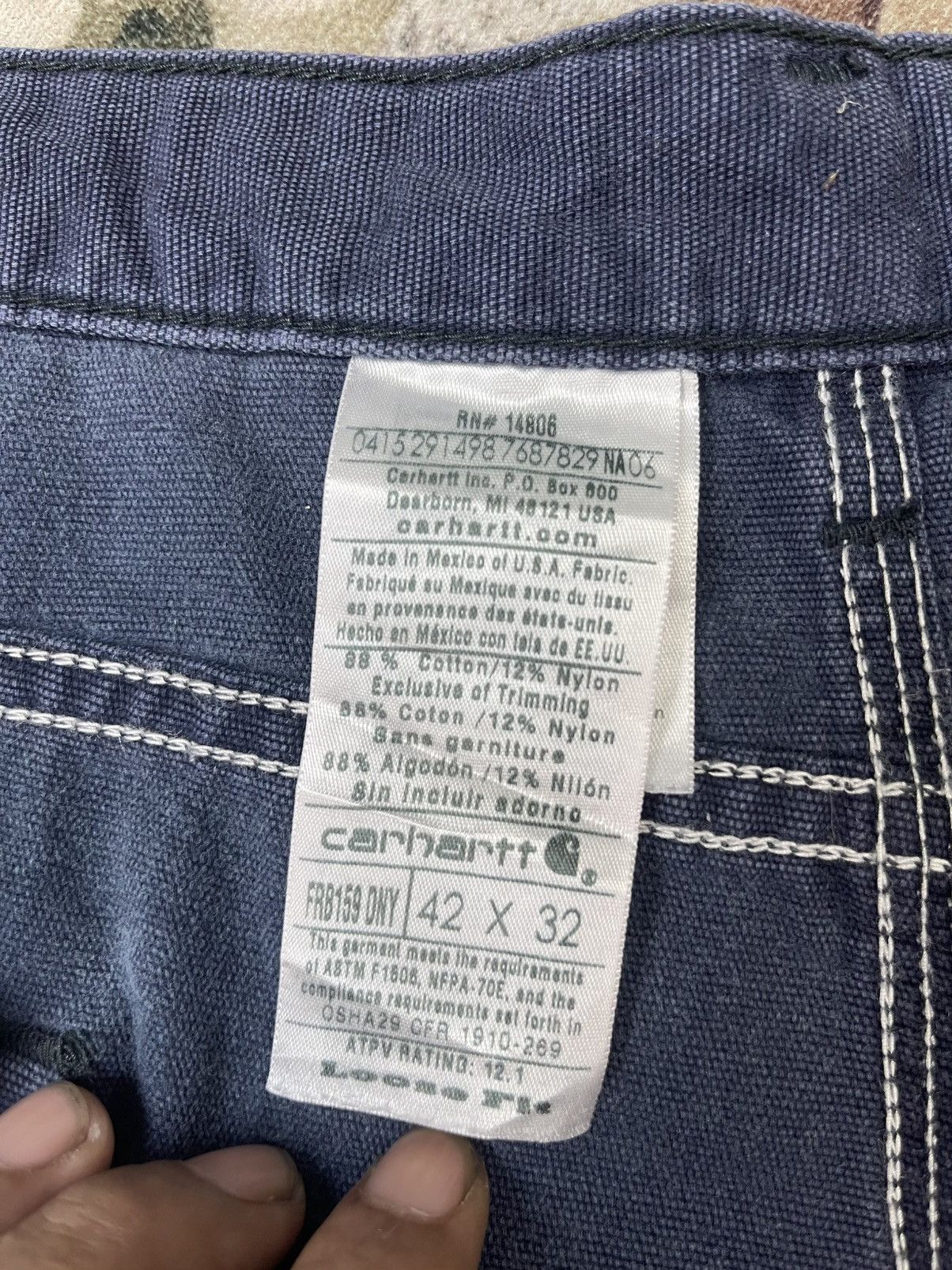 Carhartt Vintage Carhartt FR NFPA 2112 Cargo Pant Faded Work Pant Size US 42 / EU 58 - 15 Thumbnail