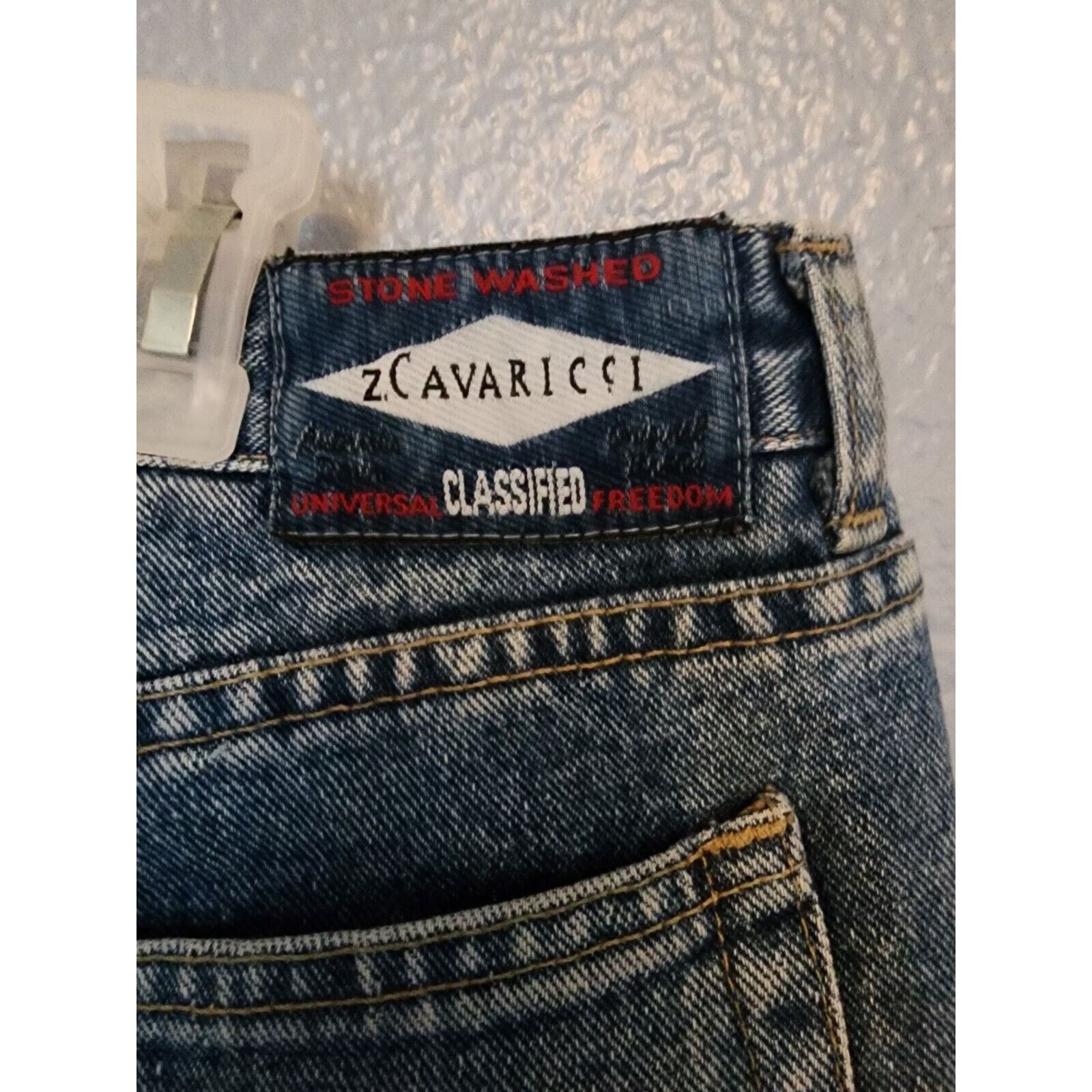 Other NOS 90s Z. Cavaricci Vtg Stone Washed Jeans Sz 9 Waist 29 Size US 29 - 6 Thumbnail