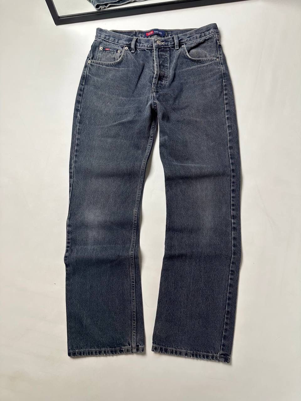 Diesel Diesel Gray Vintage Wide Baggy Jeans Size 33 Size US 33 - 1 Thumbnail