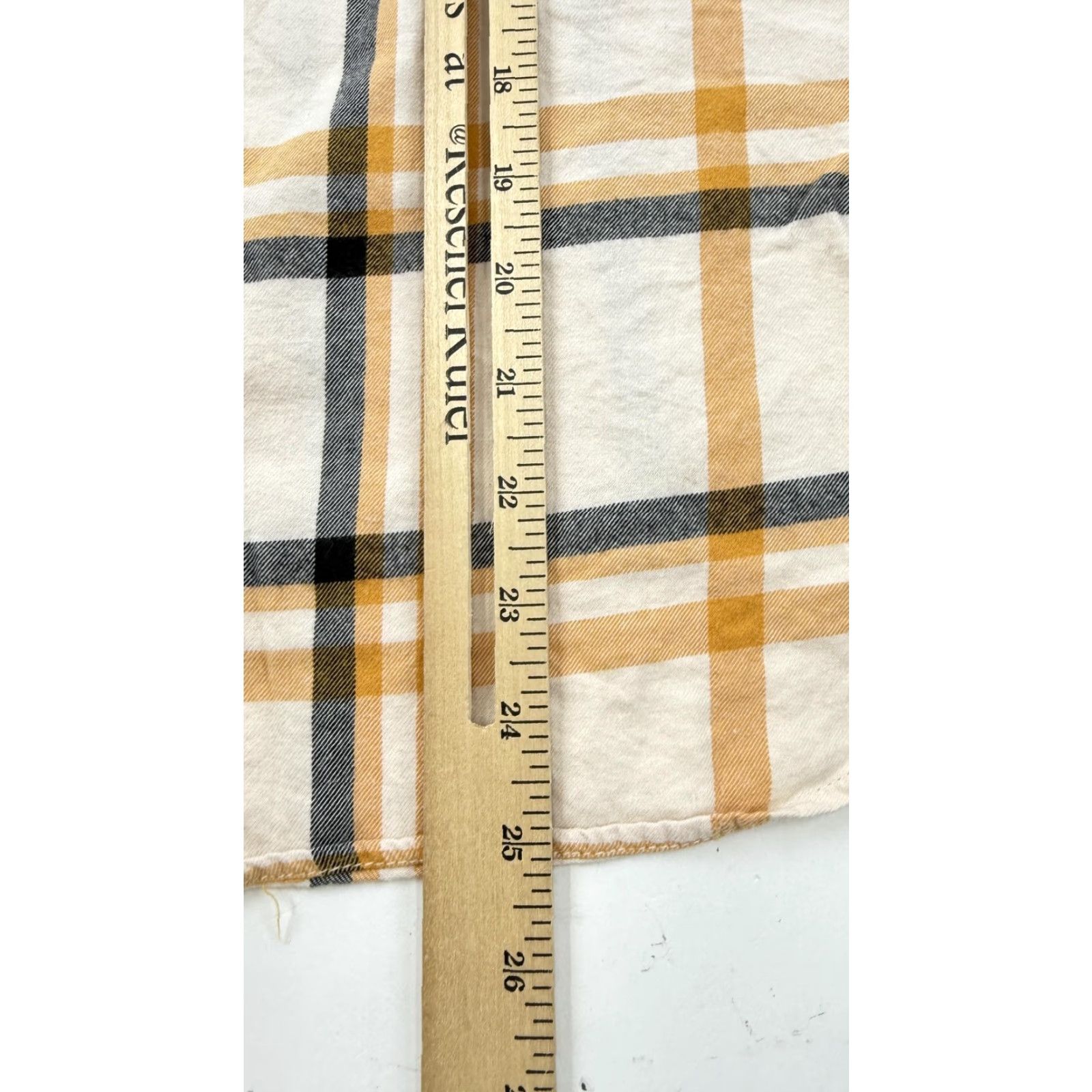 Loft Loft Shirt Womens Small Yellow Plaid Long Sleeve Peasant Blouse Top Size S / US 4 / IT 40 - 7 Thumbnail