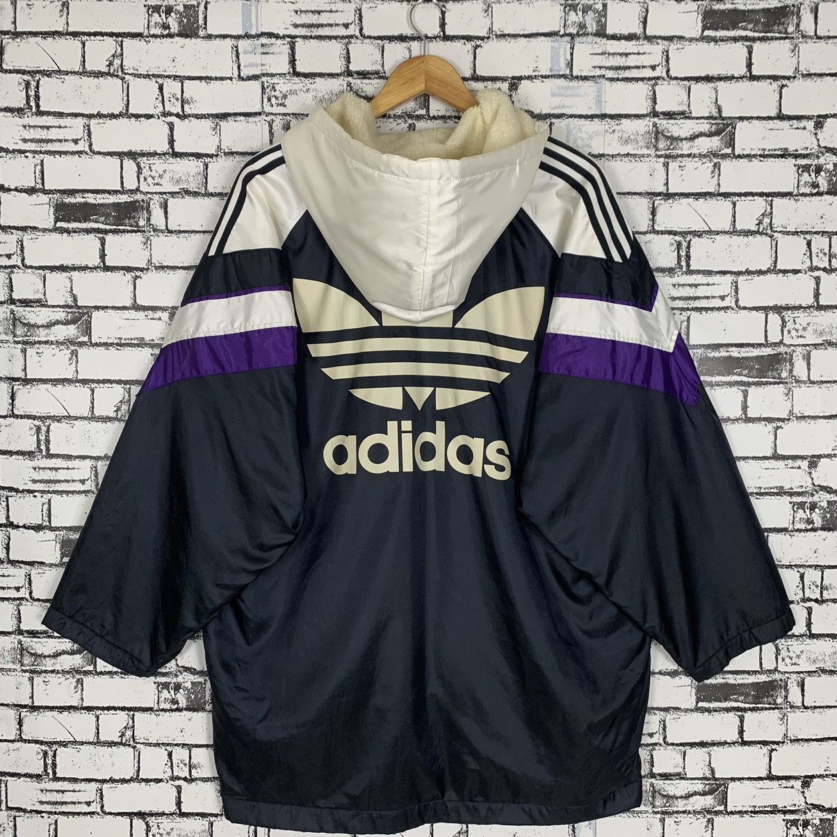 Adidas Adidas Back Print Big Logo Windbreaker Size M / US 6-8 / IT 42-44 - 6 Thumbnail