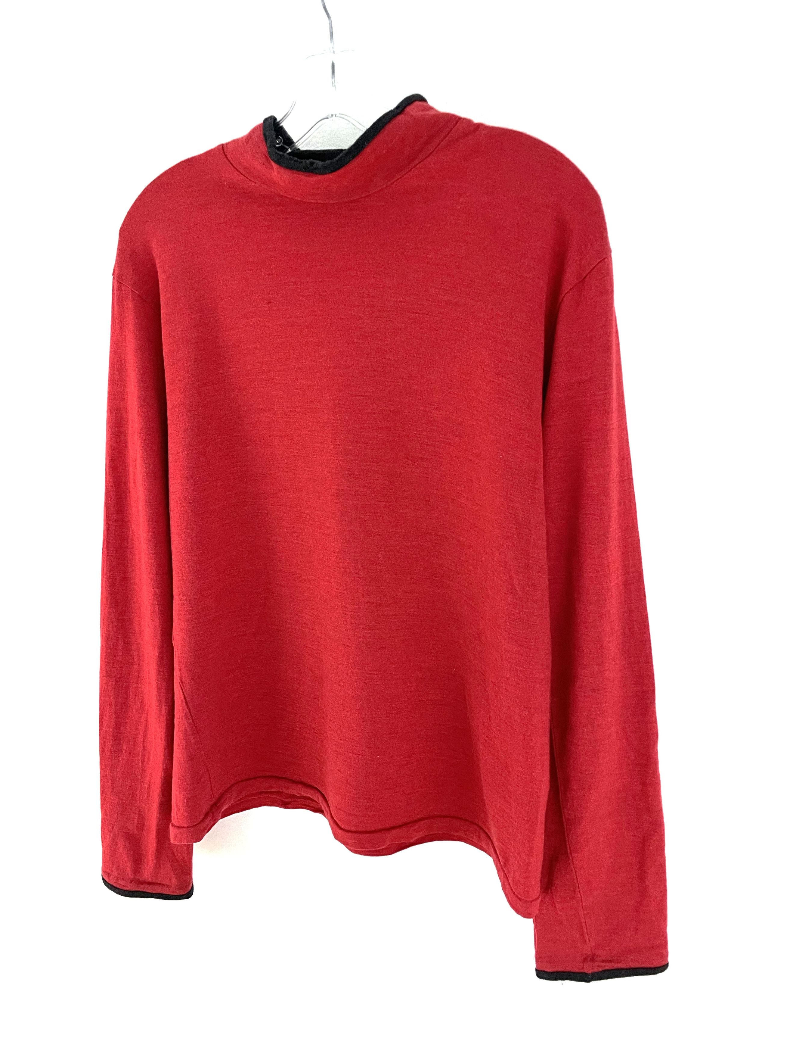 Yohji Yamamoto AW94 Trim Wool Longsleeve Size US L / EU 52-54 / 3 - 2 Thumbnail