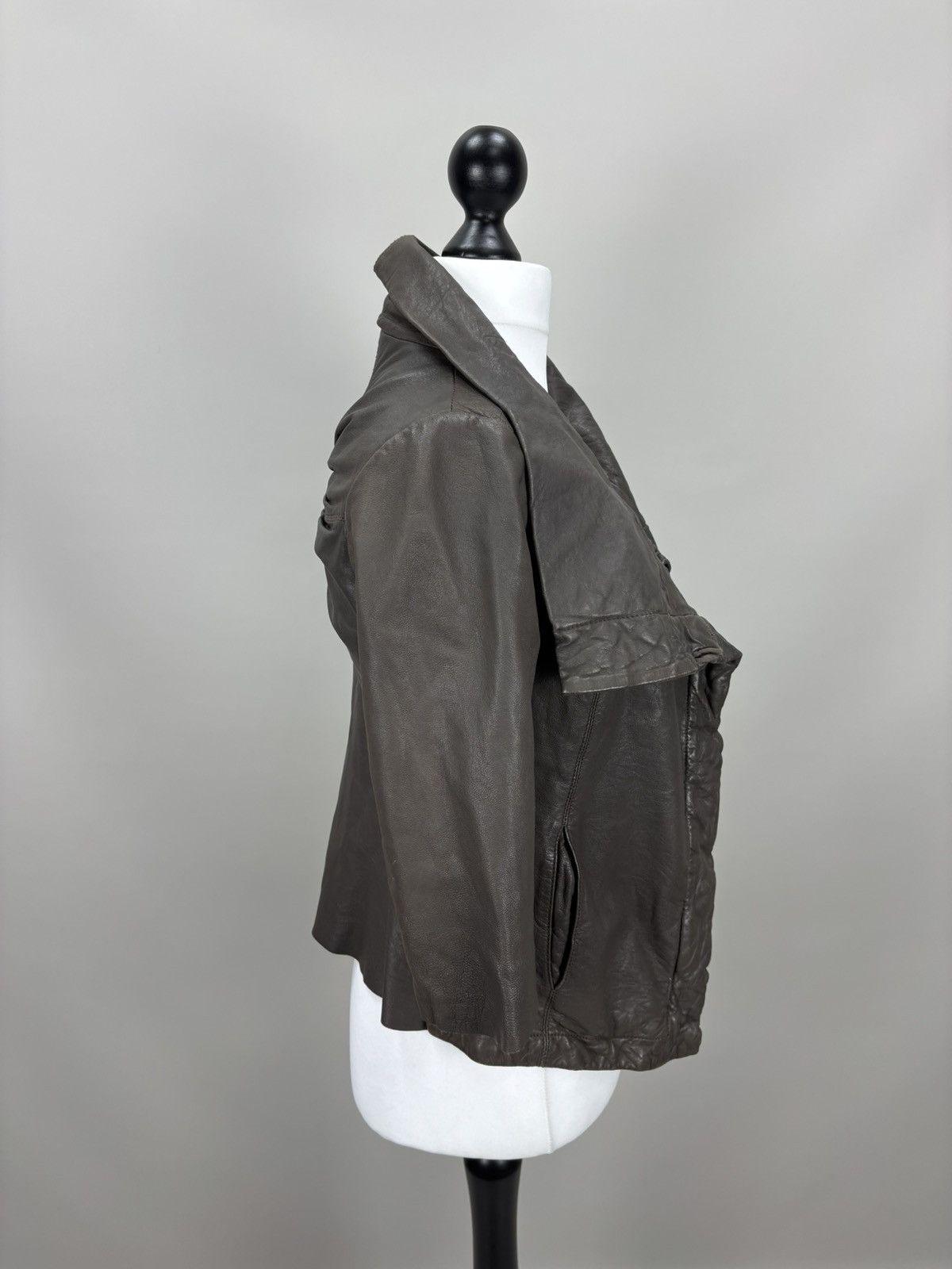 Allsaints Womens leather jacket AllSaints Size 8 Color Brown Size M / US 6-8 / IT 42-44 - 5 Thumbnail