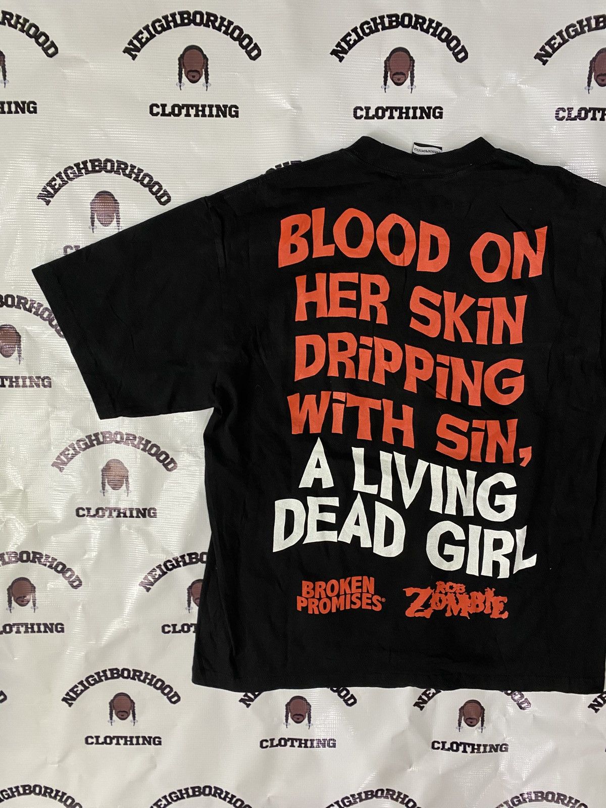 Broken Promises Co. ROB ZOMBIE x BROKEN PROMISES TEE. Size US XL / EU 56 / 4 - 6 Thumbnail