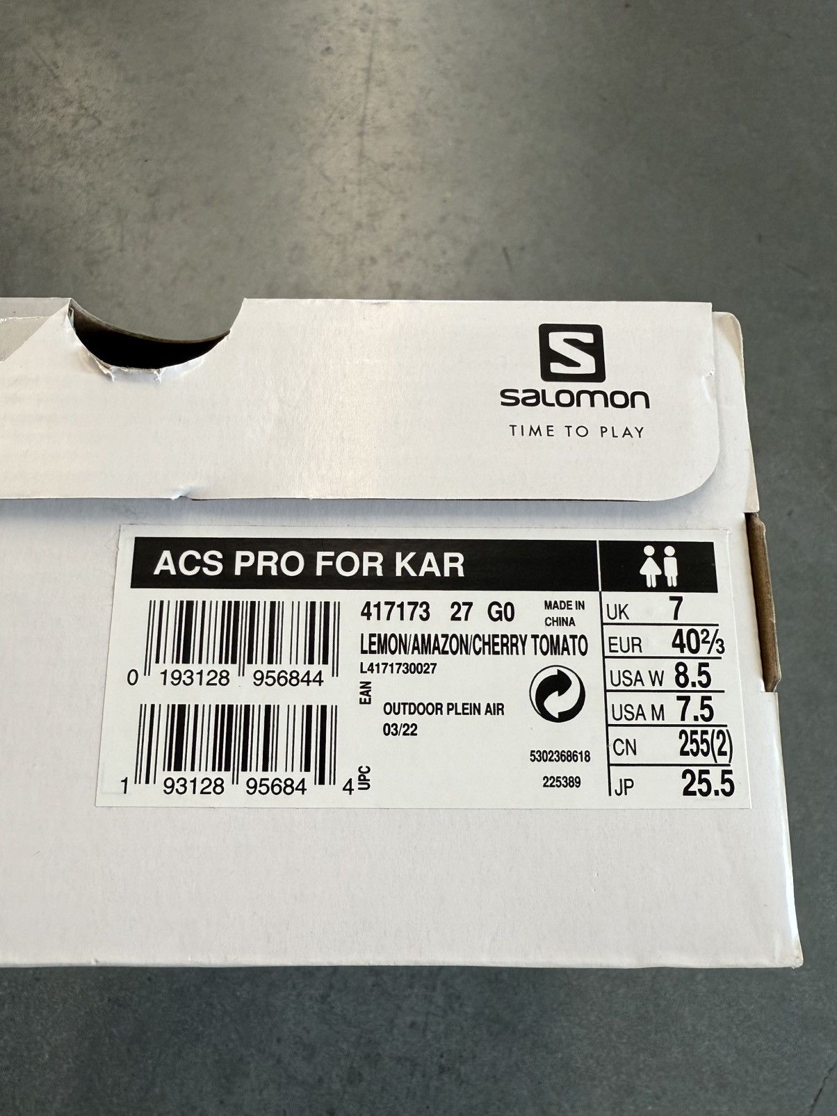 Salomon 2022 Salomon ACS Pro Advanced Kar L'Art de L'Automobile Size US 7.5 / EU 40-41 - 11 Thumbnail