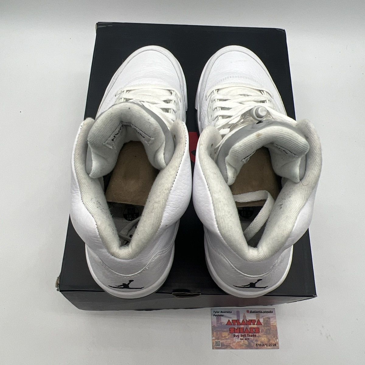 Jordan Brand Air Jordan 5 metallic white Size US 10.5 / EU 43-44 - 7 Thumbnail