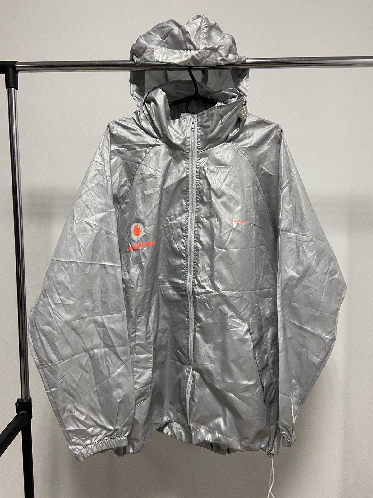 Mercedes-Benz × Vintage Vodafone Mercedes Benz zip hooded jacket big logo vintage Size US L / EU 52-54 / 3 - 1 Thumbnail