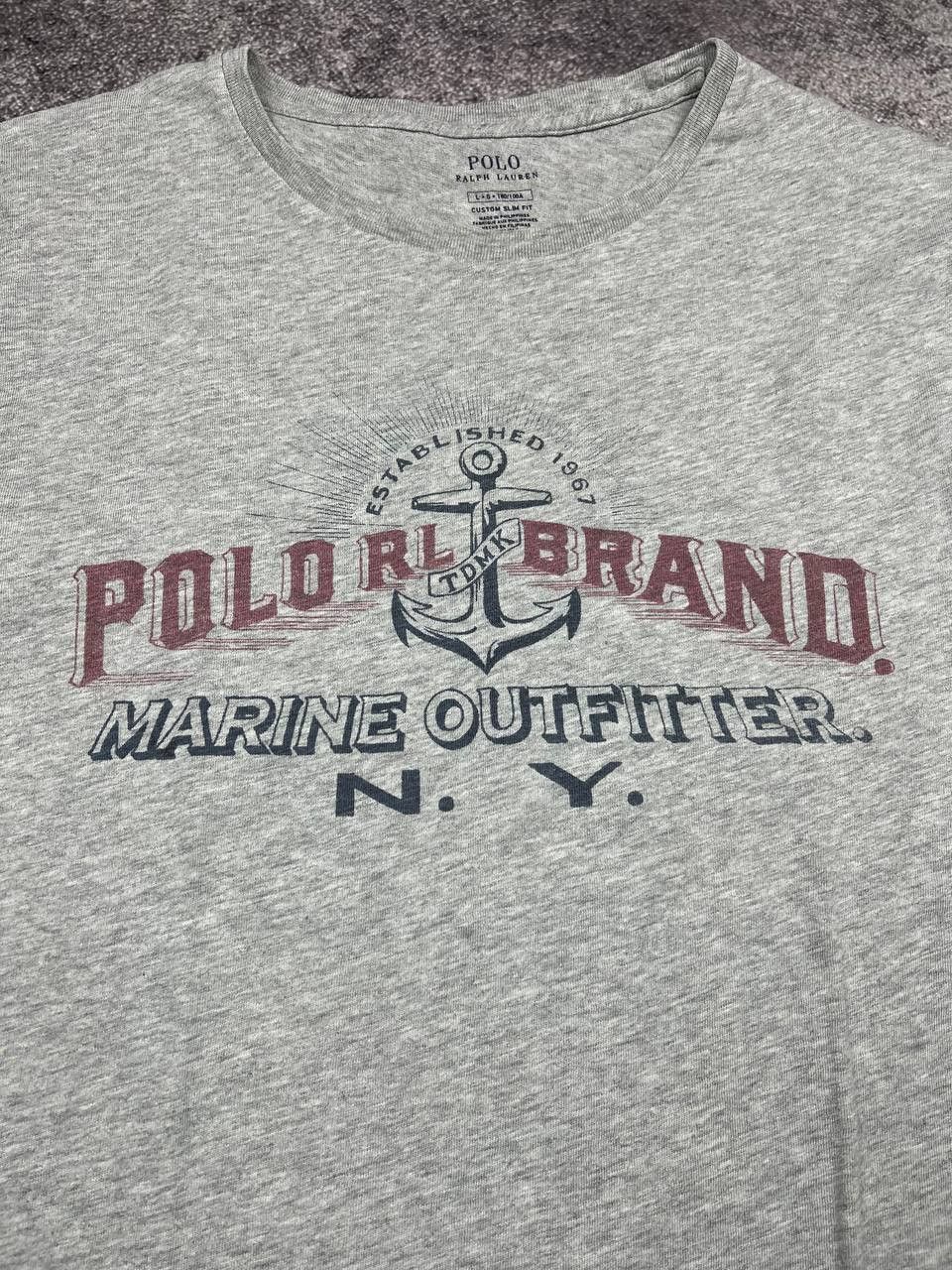 Polo Ralph Lauren Polo Ralph Lauren Marine Outfitters T-Shirt Single Stich Size US L / EU 52-54 / 3 - 4 Thumbnail