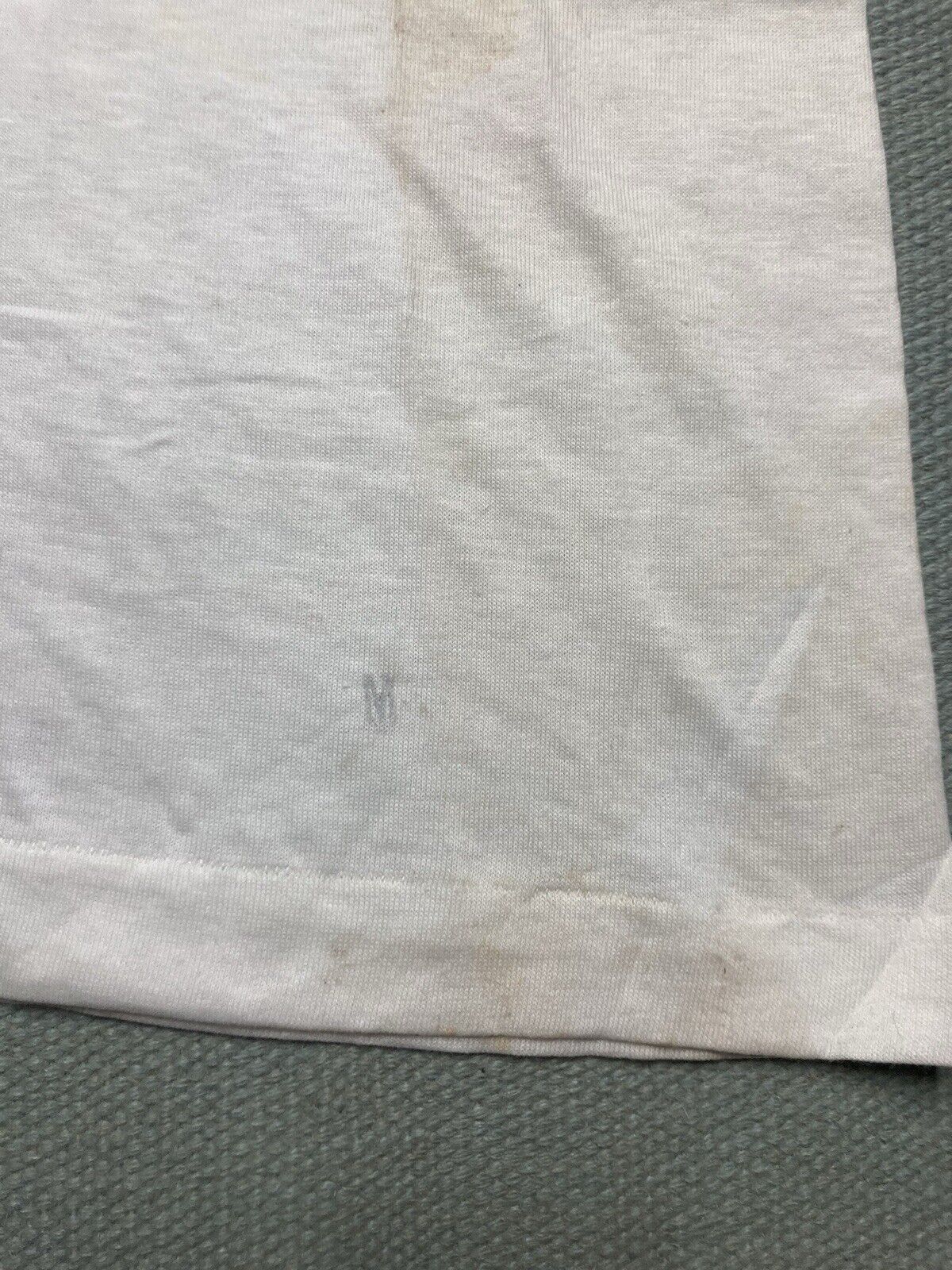 Vintage Vtg 1950s blank white t shirt soft cotton Johnstown medium Size US M / EU 48-50 / 2 - 3 Thumbnail