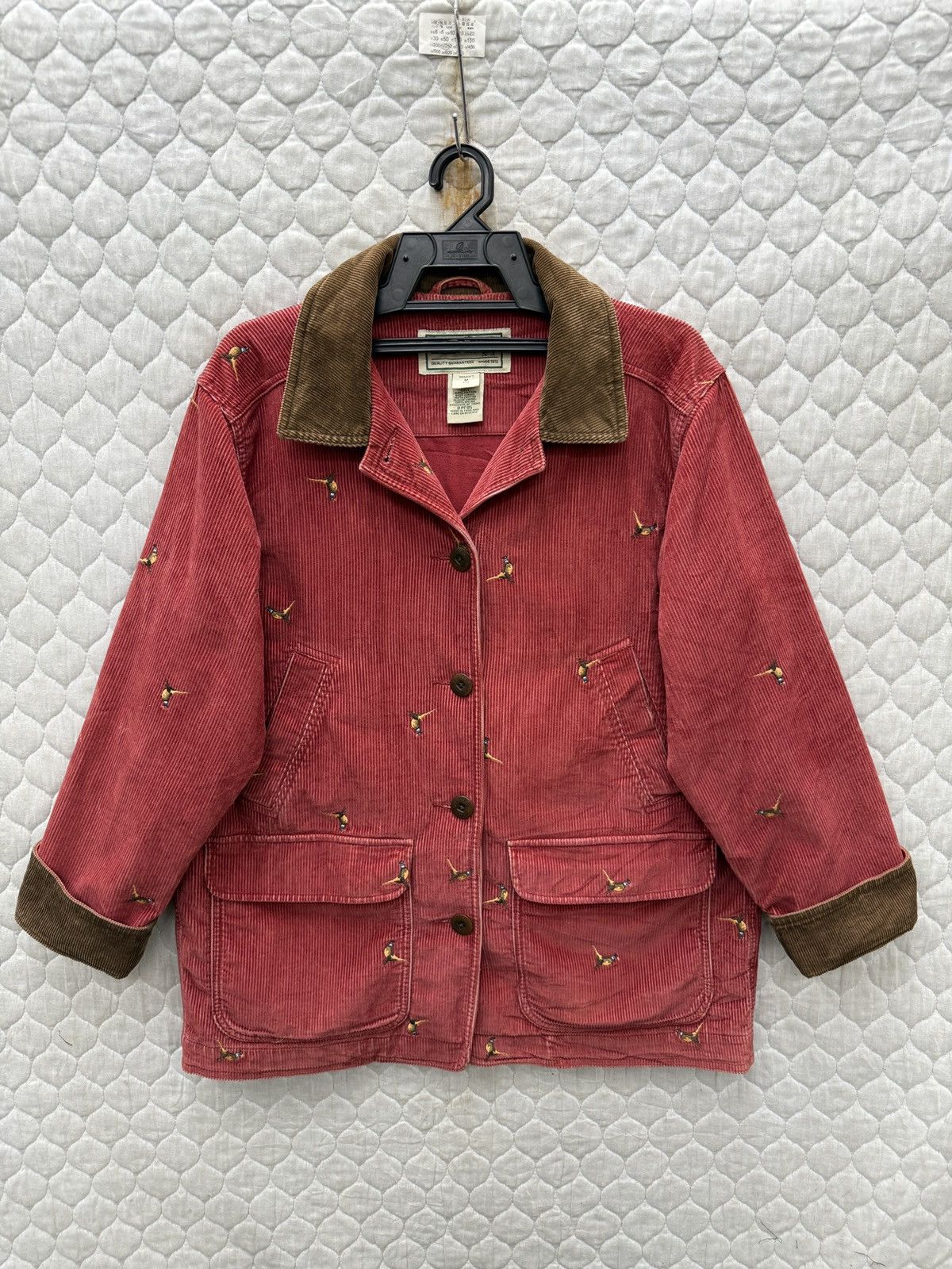 L.L. Bean 🔥🔥🔥ARCHIVE VINTAGE LL BEAN PHEASANT CORDUROY JACKET Size M / US 6-8 / IT 42-44 - 1 Thumbnail