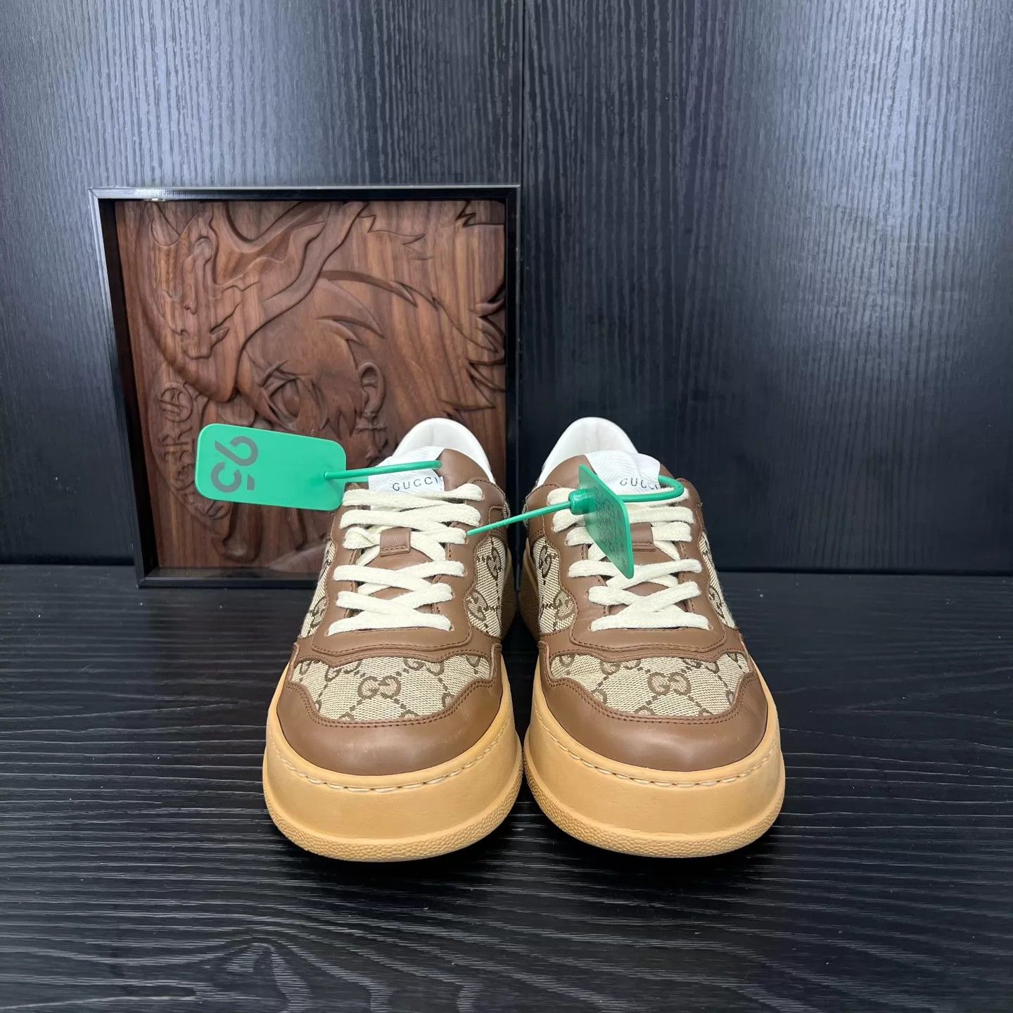 Gucci Gucci Brown Biscuit Sneaker EU 35.5 Size US 5 / IT 35 - 8 Thumbnail