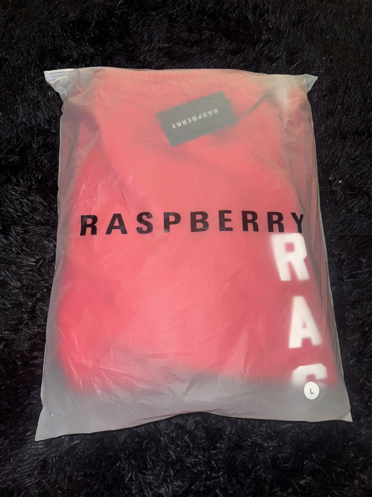 Red raspberry baggy joggers
