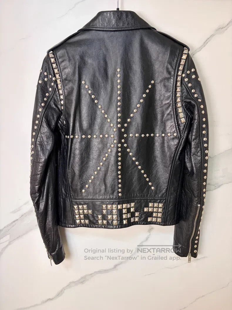 Saint Laurent Paris Saint Laurent Paris Studded Biker Leather Jacket Size US S / EU 44-46 / 1 - 2 Thumbnail