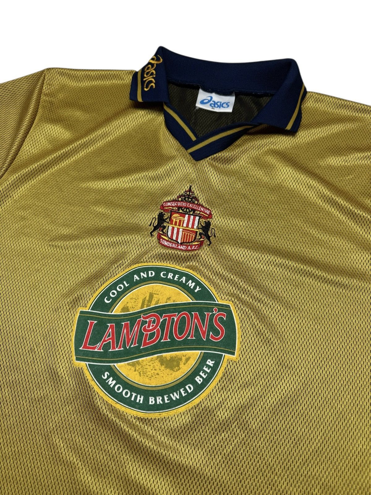 Asics RARE Asics Sunderland A.F.C. 1997/98 Away jersey Football XL Size US XL / EU 56 / 4 - 4 Thumbnail
