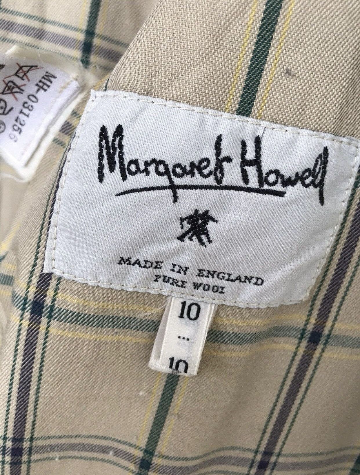 Margaret Howell × Vintage Vintage Margaret Howell Trench Coat Pure Wool Jacket Size M / US 6-8 / IT 42-44 - 9 Thumbnail