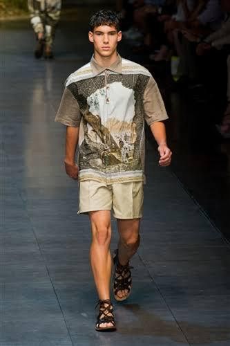 Dolce & Gabbana 💥Rare💥Dolce & Gabbana SS14 Runaway Button Shirt Size US L / EU 52-54 / 3 - 1 Thumbnail