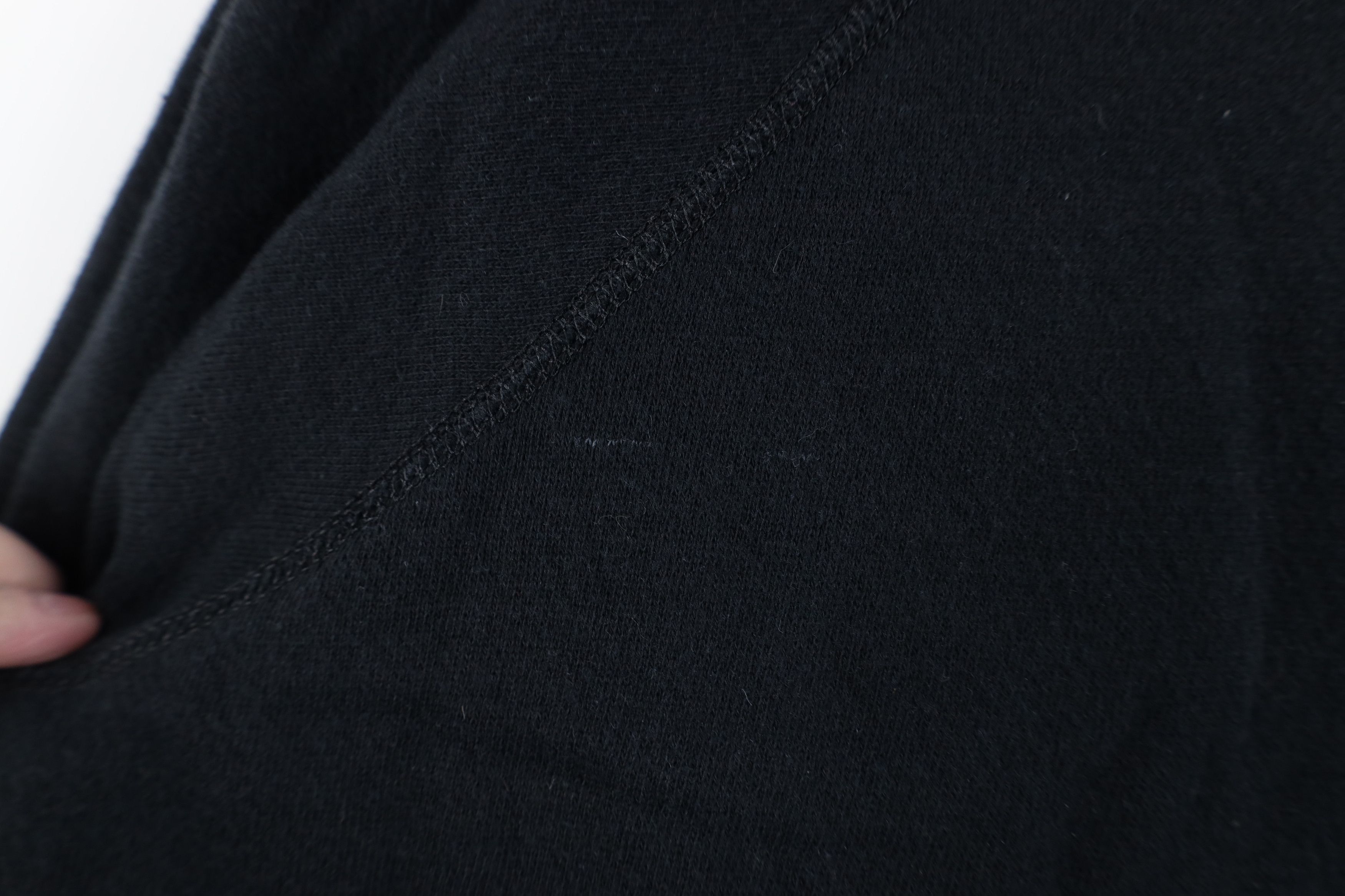 Vintage Vintage 90s Streetwear Blank Crewneck Sweatshirt Black USA Size L / US 10 / IT 46 - 8 Thumbnail