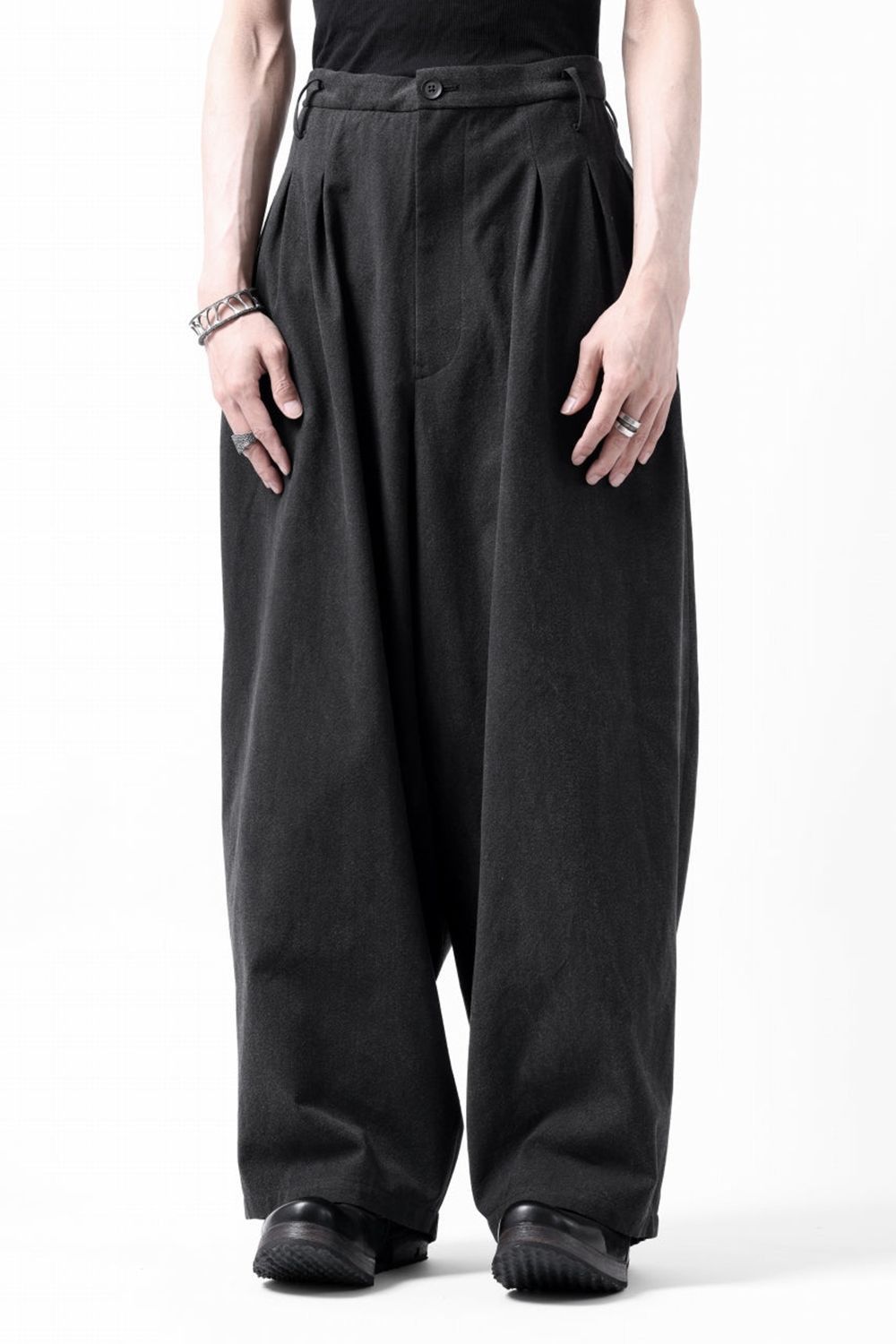 Y’s for men 23AW WIDE TAPERED PANTS Y's for men Yohji Yamamoto 23A/W 12Tucks Wide Tapered Pants
