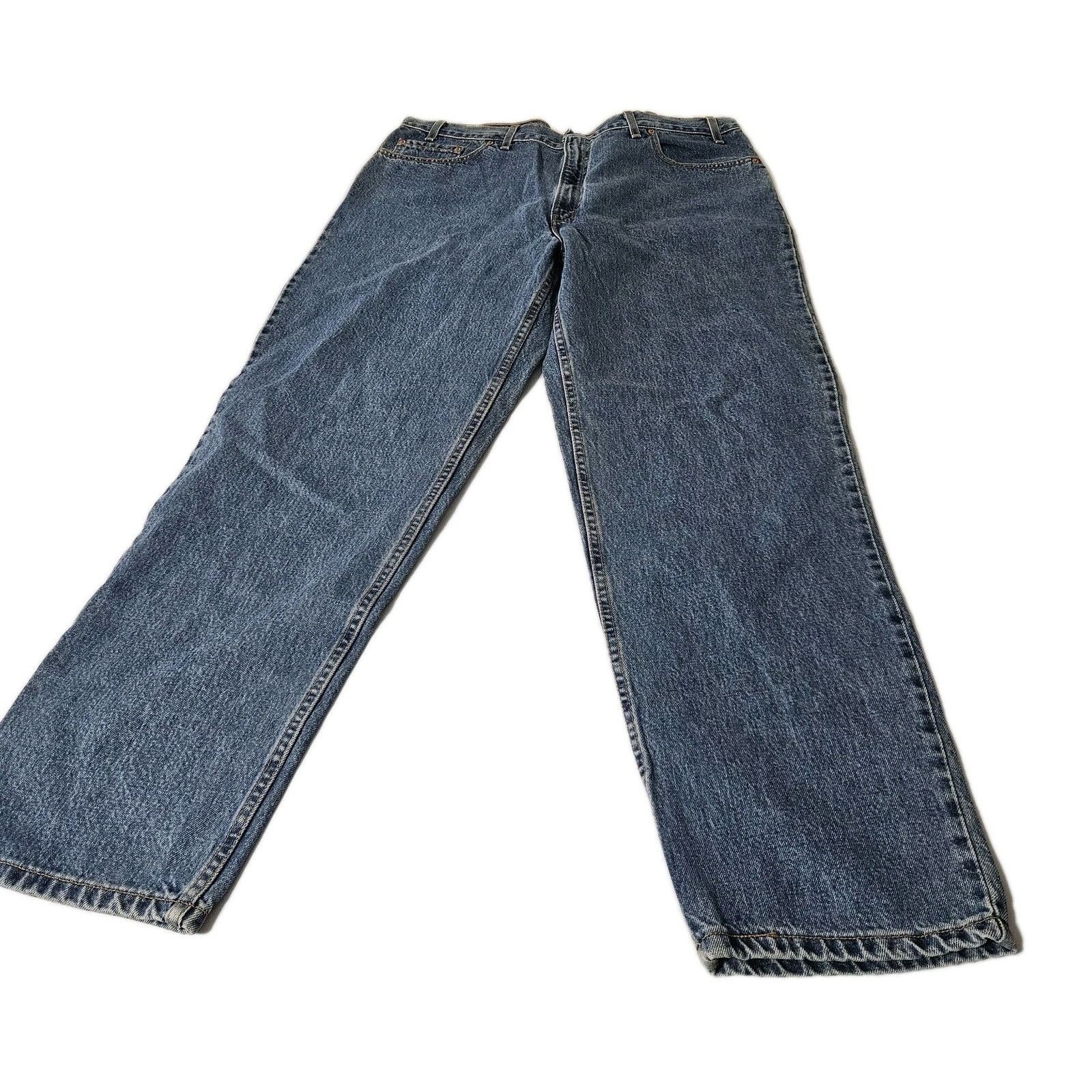 Levi's NWT Vintage Levi’s 550 Relaxed Jeans 40x32 Light Wash New Size US 40 / EU 56 - 2 Thumbnail