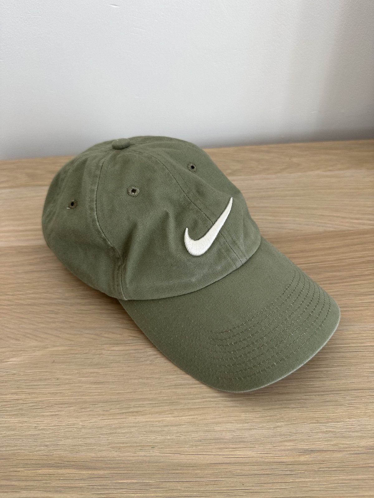 Vintage Nike vintage cap baseball khaki Size ONE SIZE - 2 Thumbnail