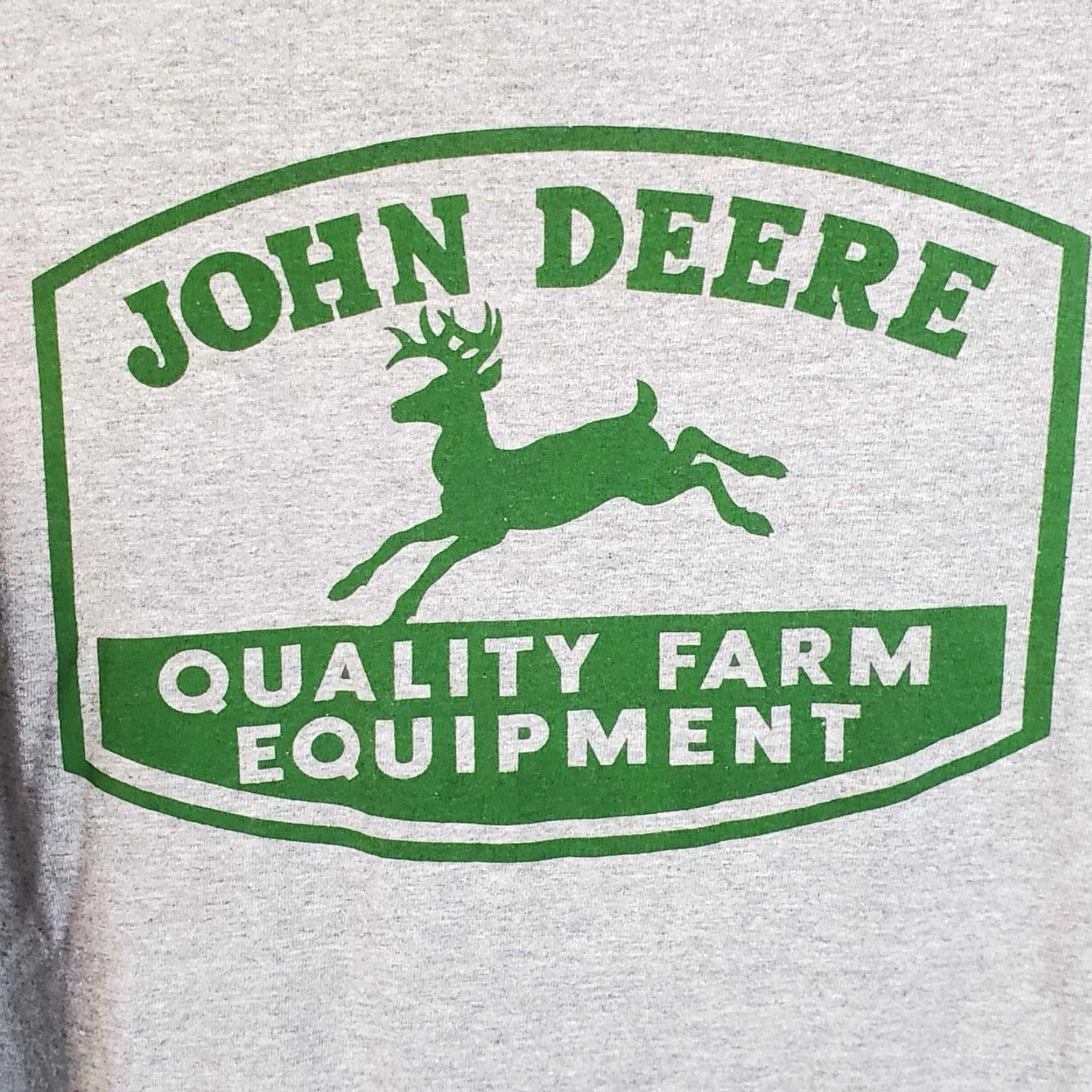 John Deere VINTAGE John Deere T Shirt Men’s L Gray Short Sleeve Regular Fit T-Shirt Mens L Size US L / EU 52-54 / 3 - 2 Thumbnail