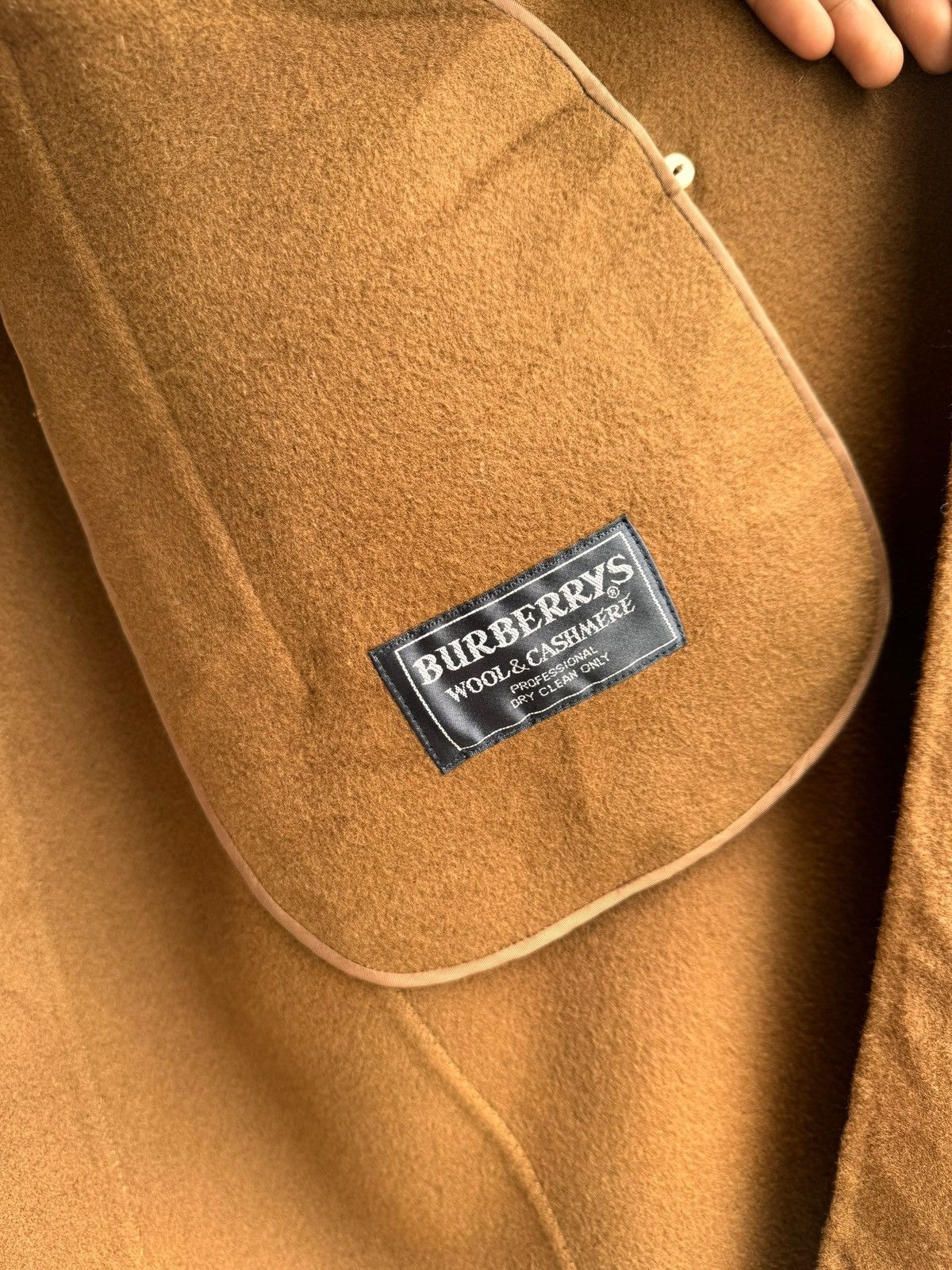 Burberry 🔥 Vintage Burberrys Wool&Cashmere 9AB2 Long Coat Jacket Size M / US 6-8 / IT 42-44 - 14 Thumbnail