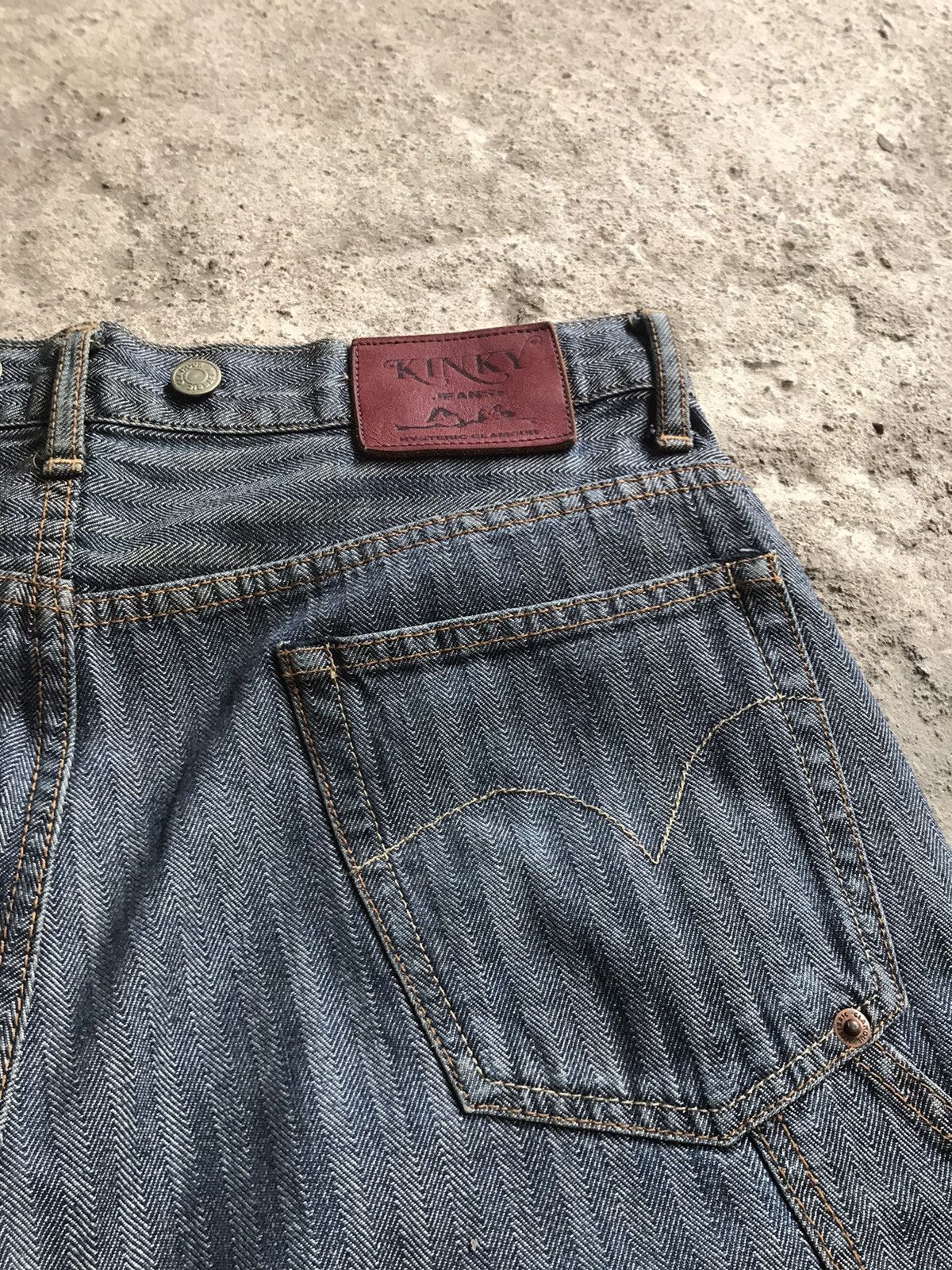 Hysteric Glamour ⚡️Hysteric Glamour Kinky Carpanter Herringbone Baggy- W32 Size US 32 / EU 48 - 18 Thumbnail
