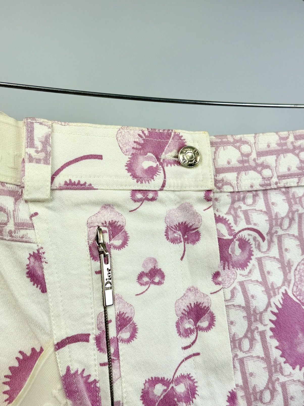 Dior Dior - John Galliano - Ad Campaign - Cherry Blossom - Skirt Size 26" / US 2 / IT 38 - 10 Thumbnail