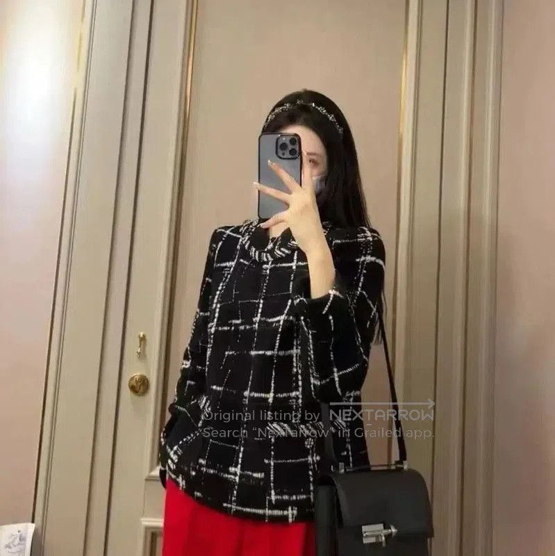 Chanel Chanel Black Wool Women's Jacket . Size M / US 6-8 / IT 42-44 - 5 Thumbnail