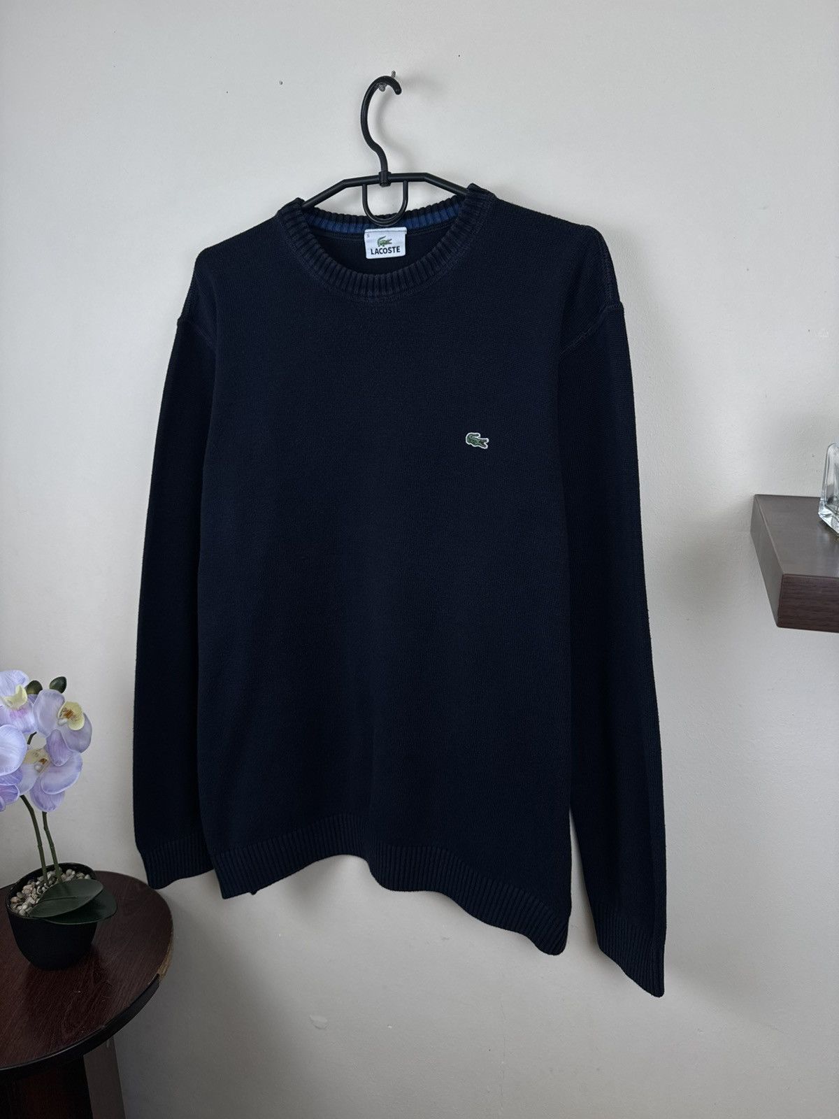 Lacoste Vintage Lacoste Sweater Dark Blue L Pasha Style Casual Size US L / EU 52-54 / 3 - 12 Thumbnail