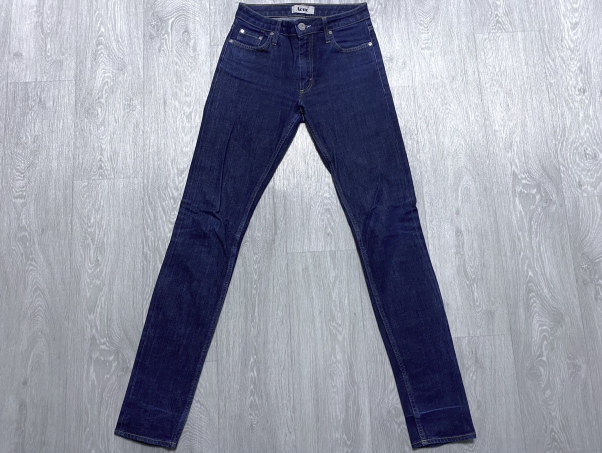 Acne Studios Women's Vintage Acne Studios Flex Wet Blue Jeans Denim Slim Size 27" / US 4 / IT 40 - 6 Thumbnail