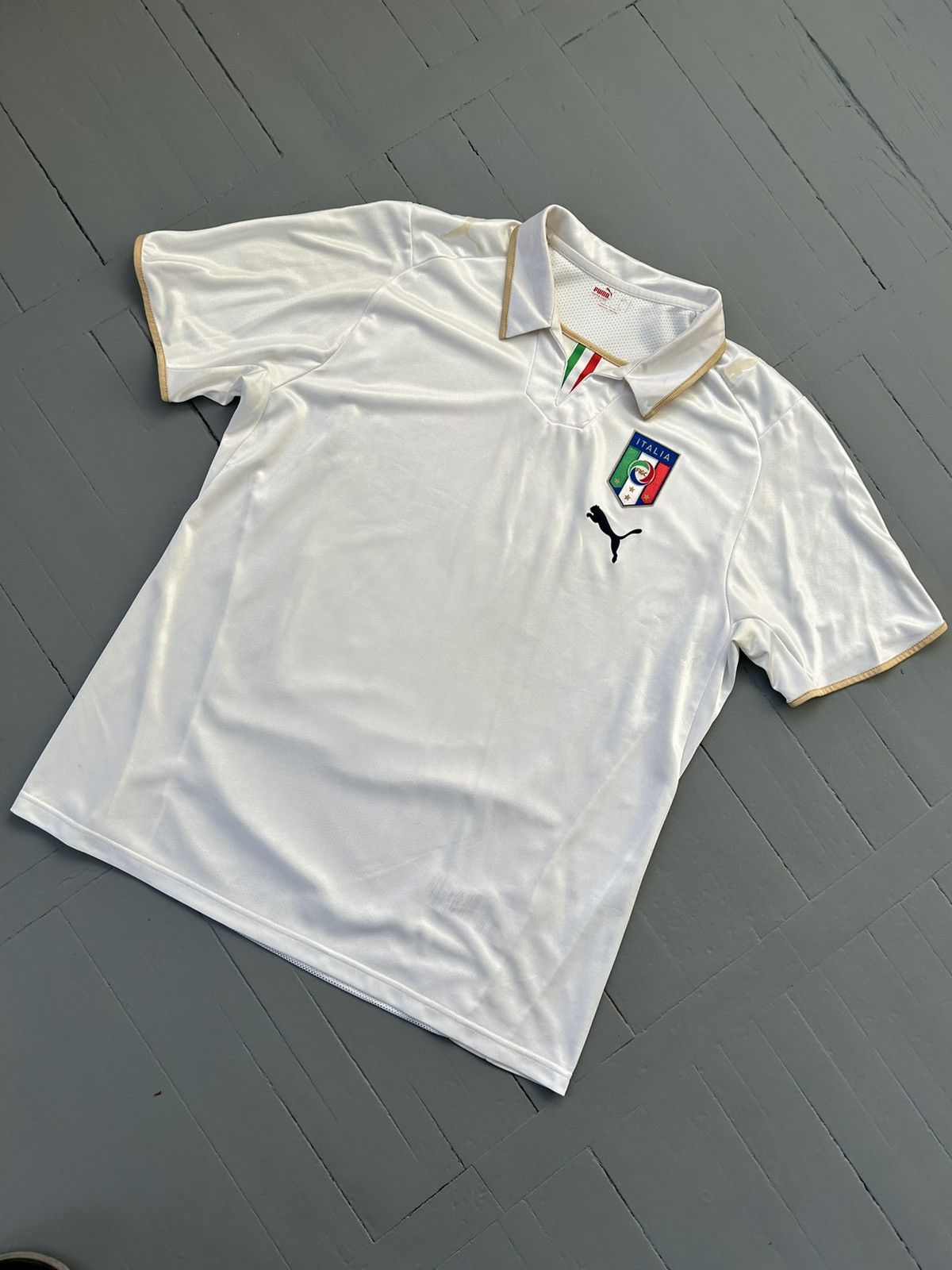 Puma Puma Italia soccer jersey vintage Size US L / EU 52-54 / 3 - 2 Thumbnail
