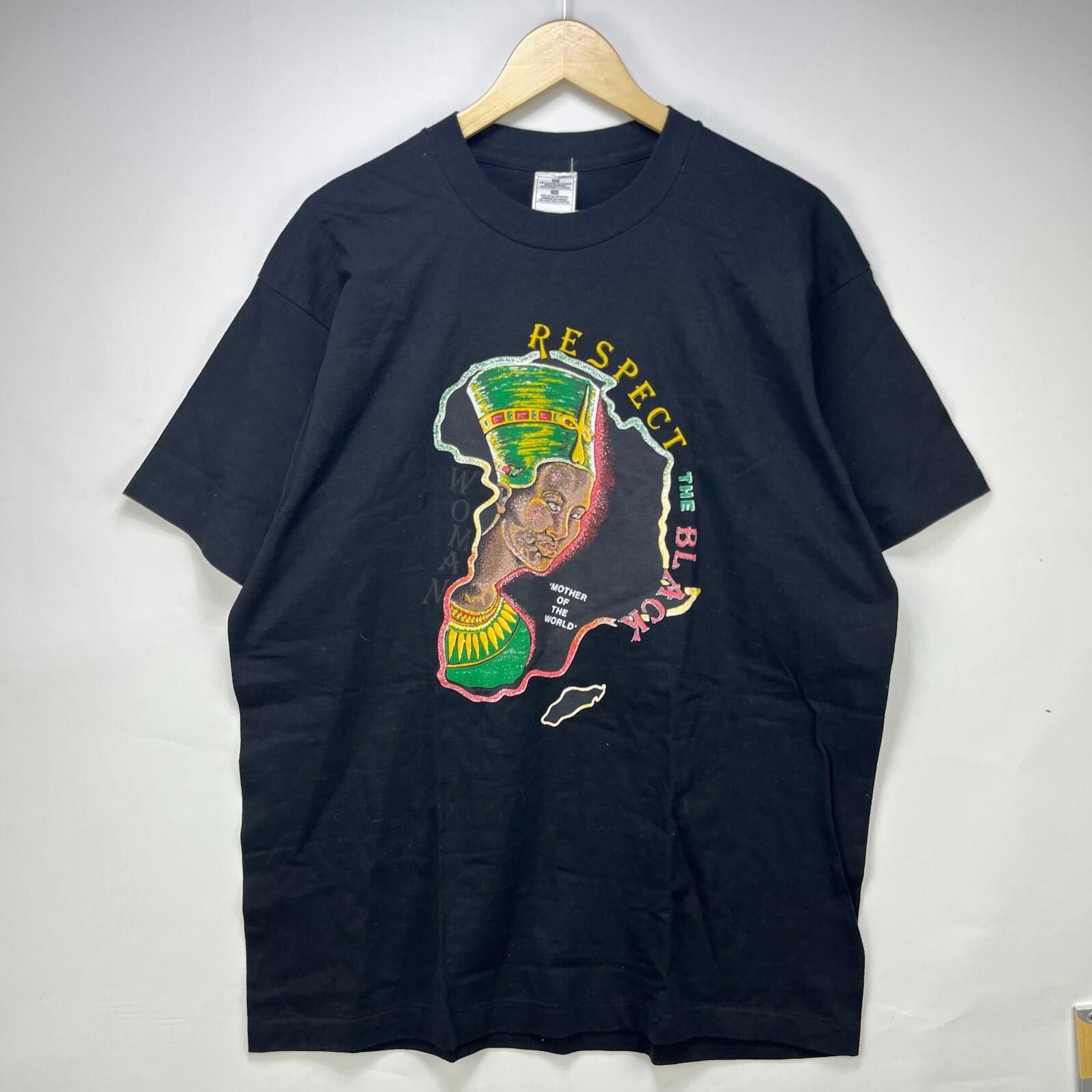 Fruit Of The Loom Vintage 90s African Woman Black History T-Shirt XL MLK Size US XL / EU 56 / 4 - 1 Thumbnail