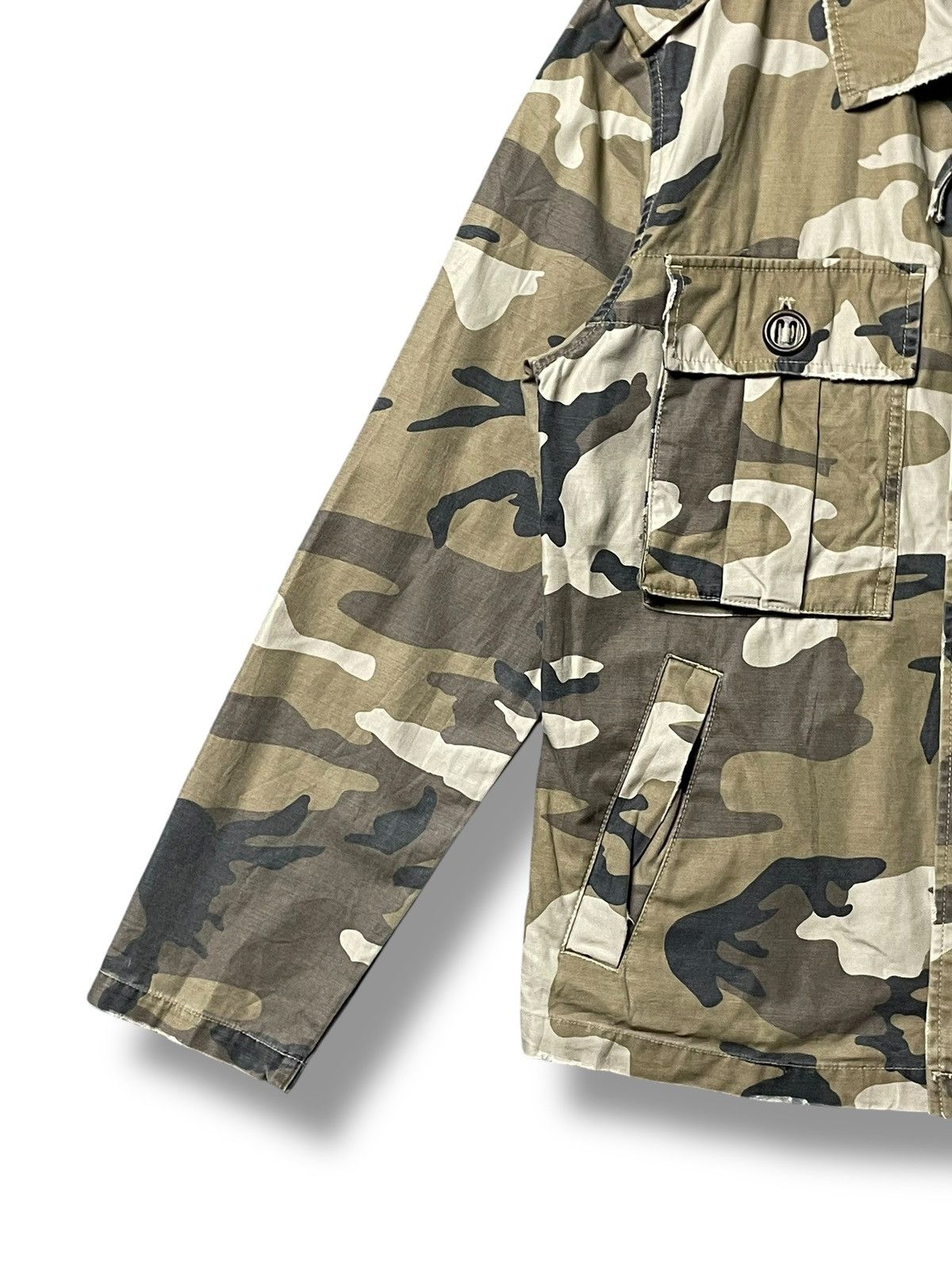 Japanese Brand × Vintage Japanese Brand Military Camo Double Pocket Jacket(44) Size US XS / EU 42 / 0 - 7 Thumbnail