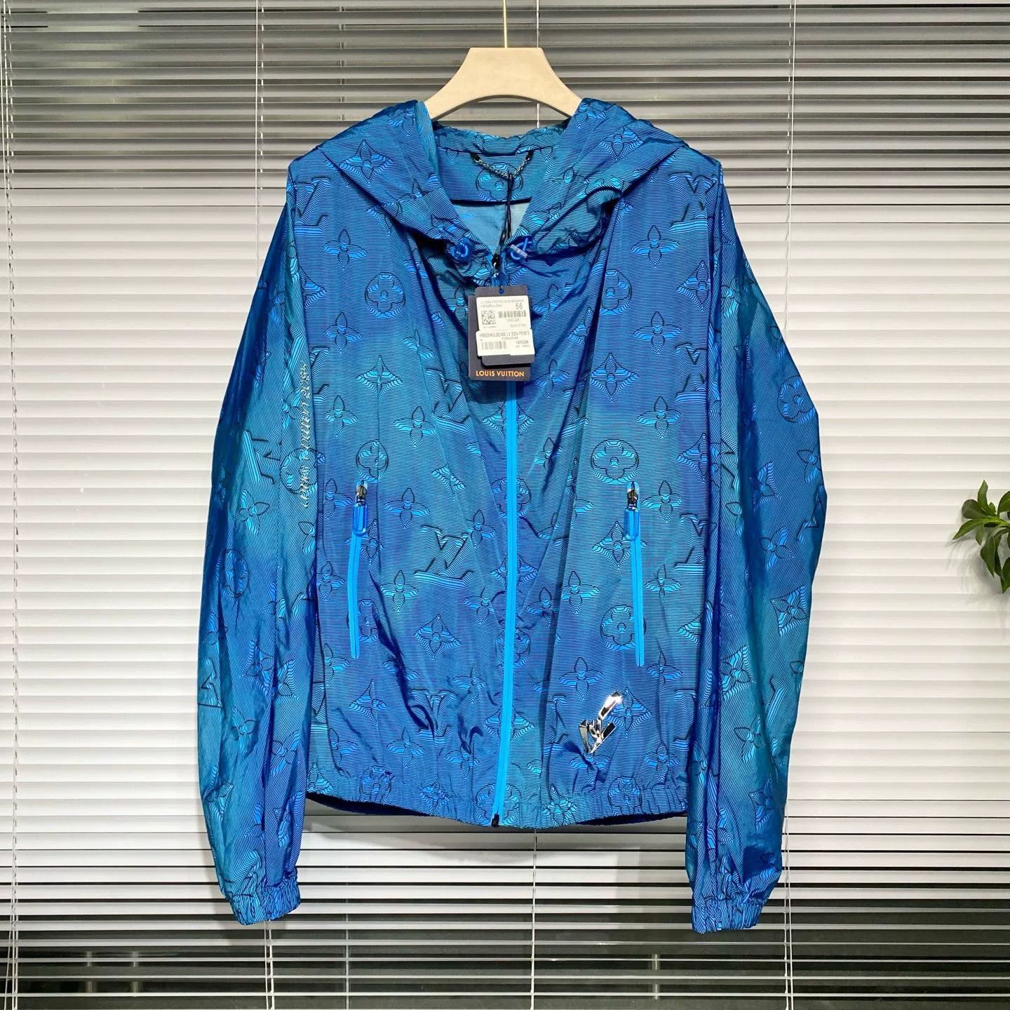 Louis Vuitton Louis Vuitton 2054 Monogram Gradient Blue Windbreaker Size US XL / EU 56 / 4 - 1 Thumbnail