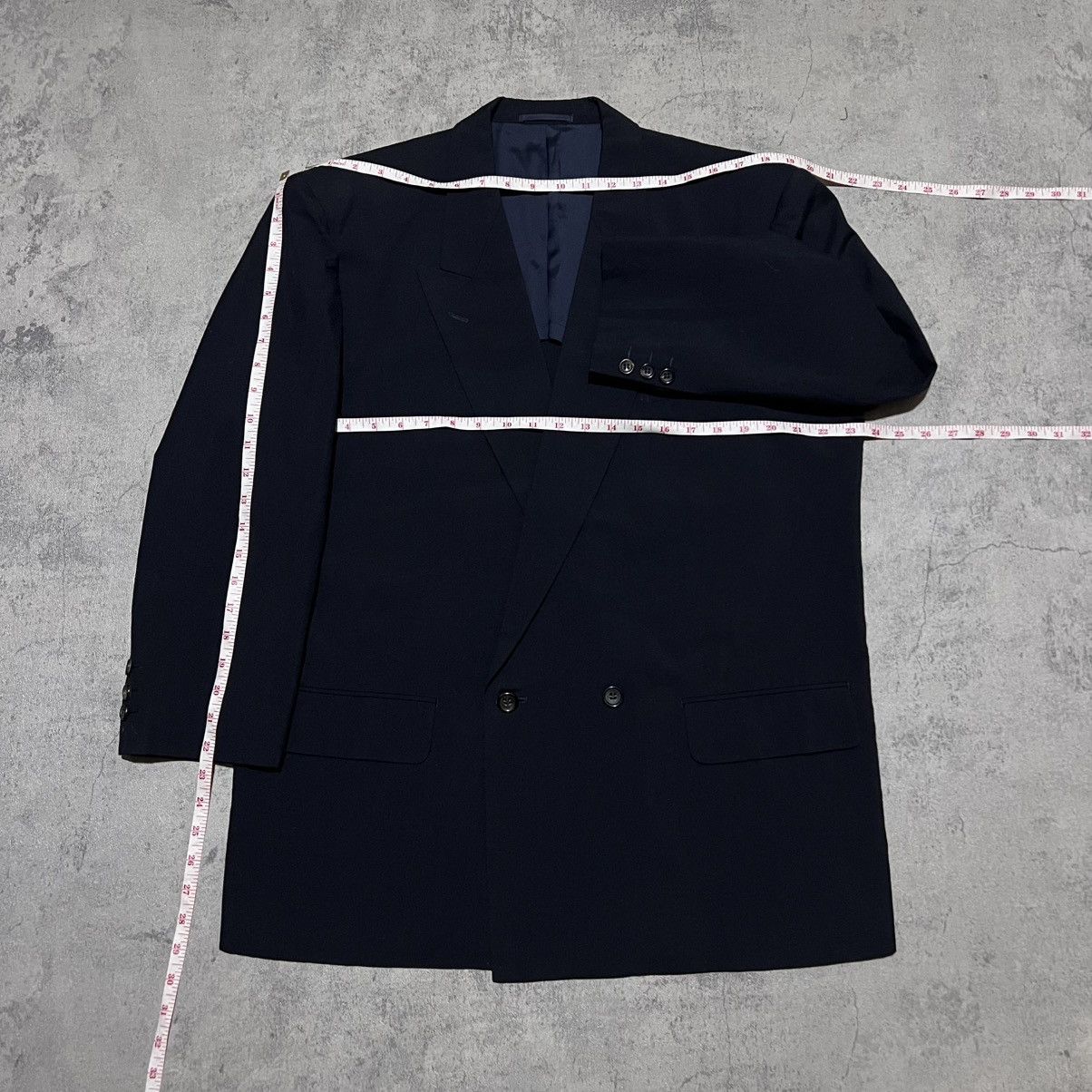 Comme des Garcons Homme 1989 Comme des Garçons Homme Double Breasted Wool Blazer Size 42L - 10 Thumbnail
